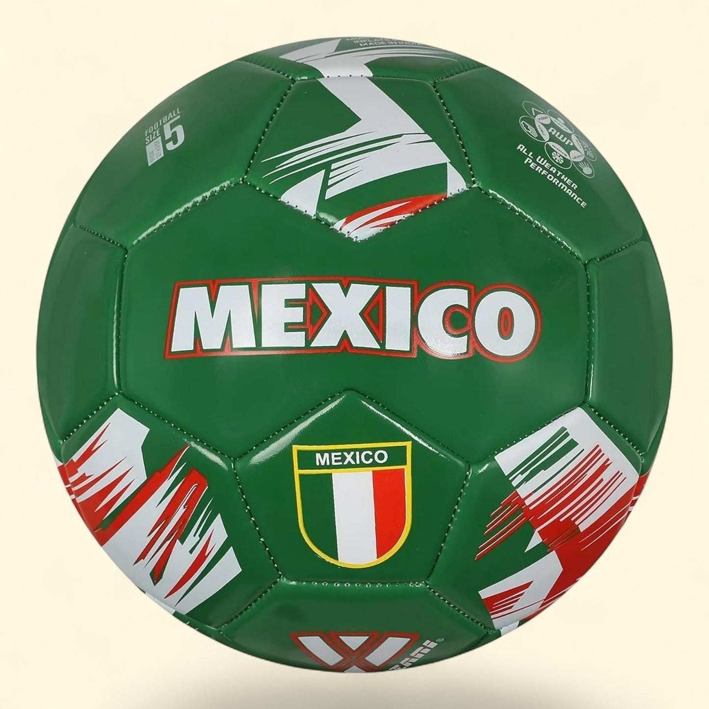 Vizari Soccer Ball, Faux Leather, Sizes 3, 4, & 5