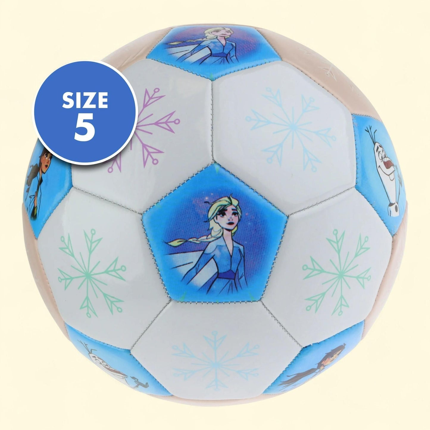 Disney Frozen Snowflakes Soccer Ball, Size 5