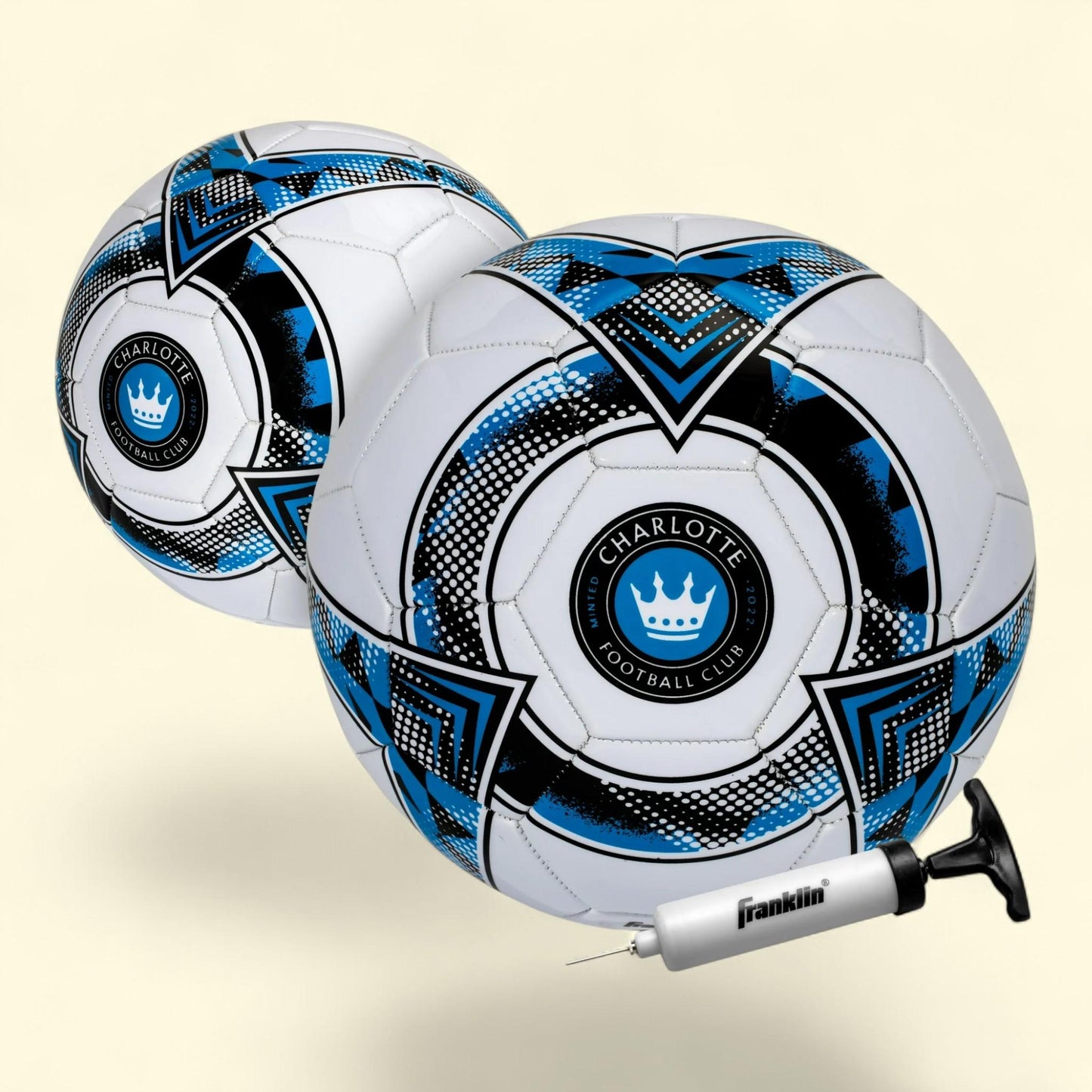 Franklin Sports MLS Charlotte Soccer Ball, Size 5