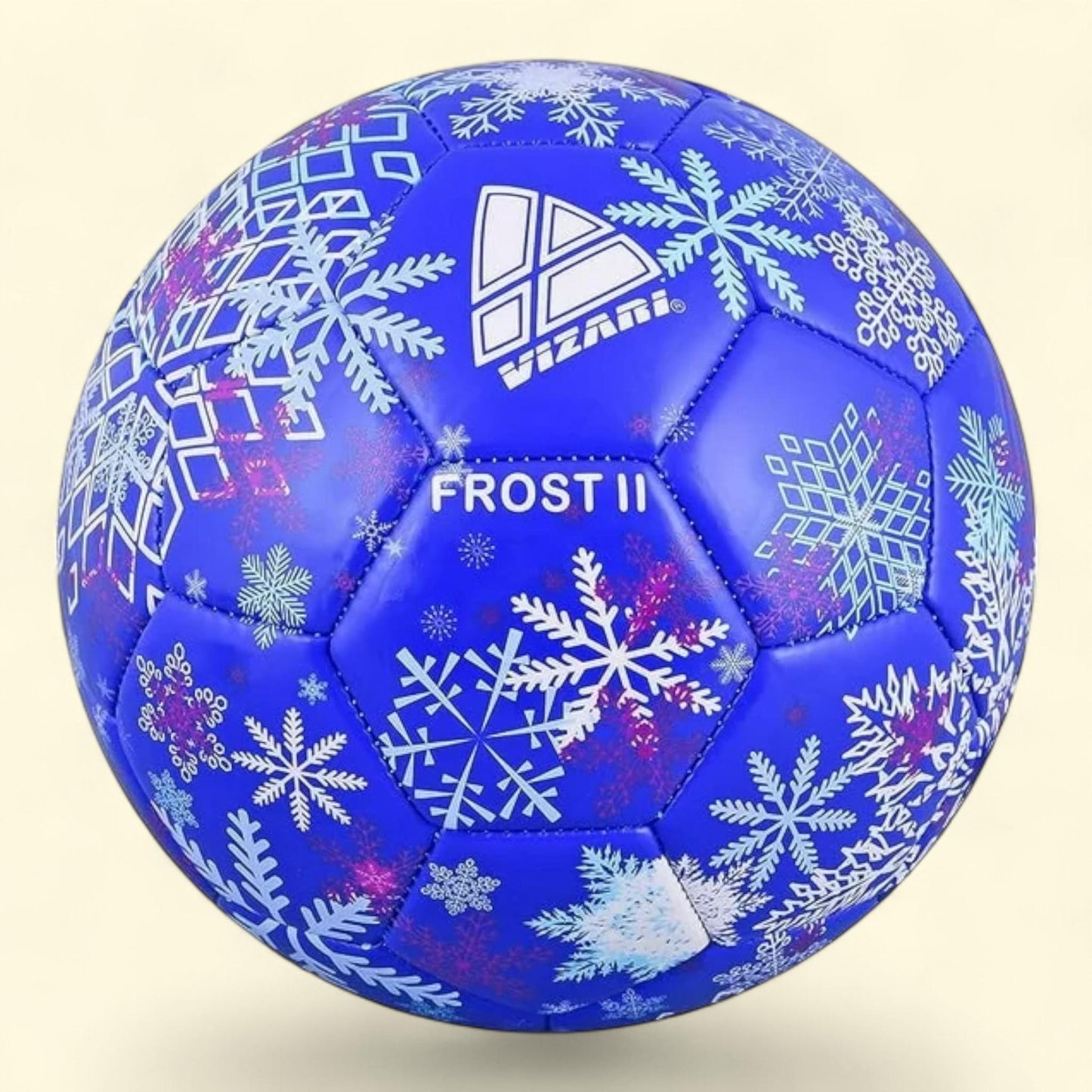 Vizari Frost 2 Soccer Ball, Blue, Size 4