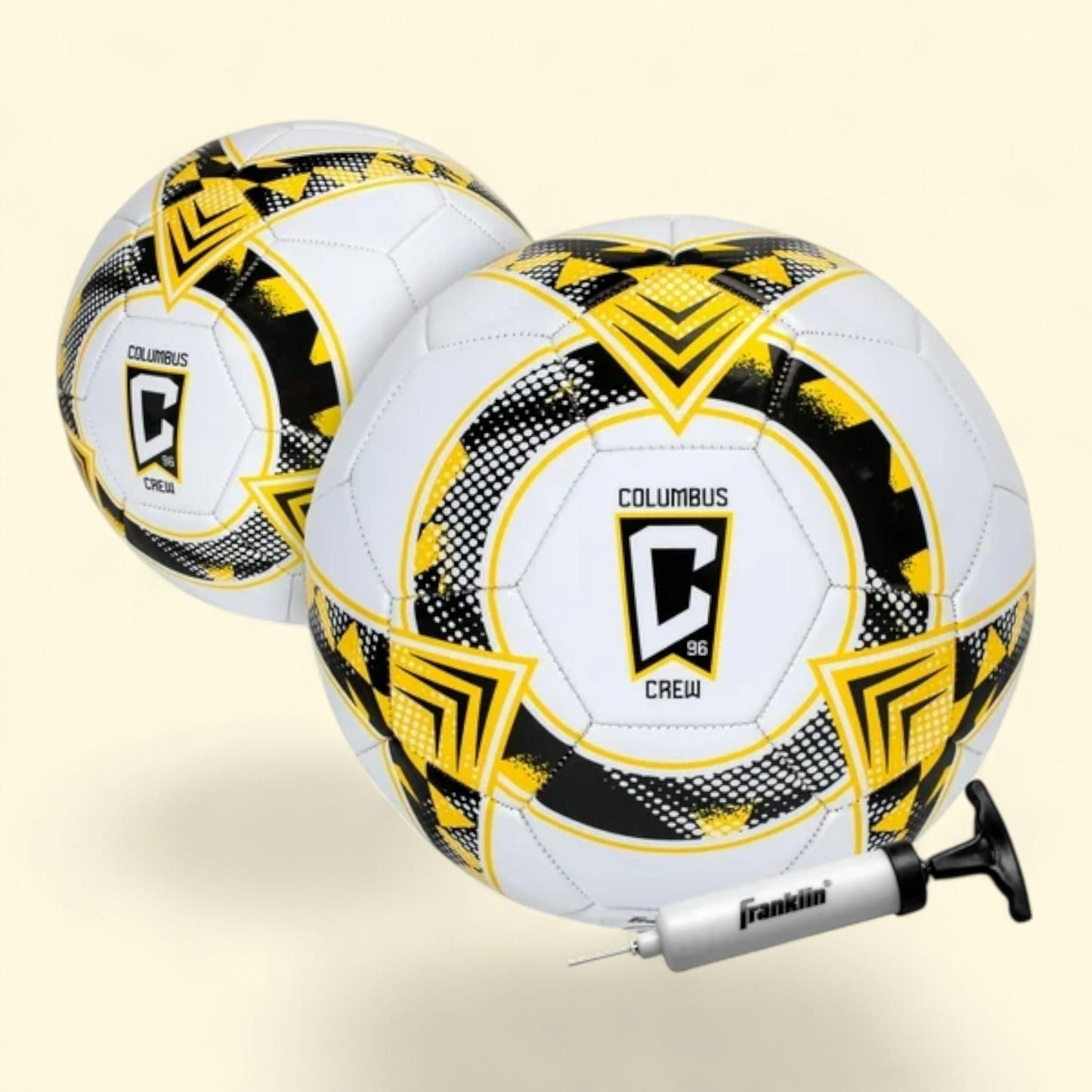 Franklin Sports MLS Columbus Crew SC Soccer Ball, Size 5