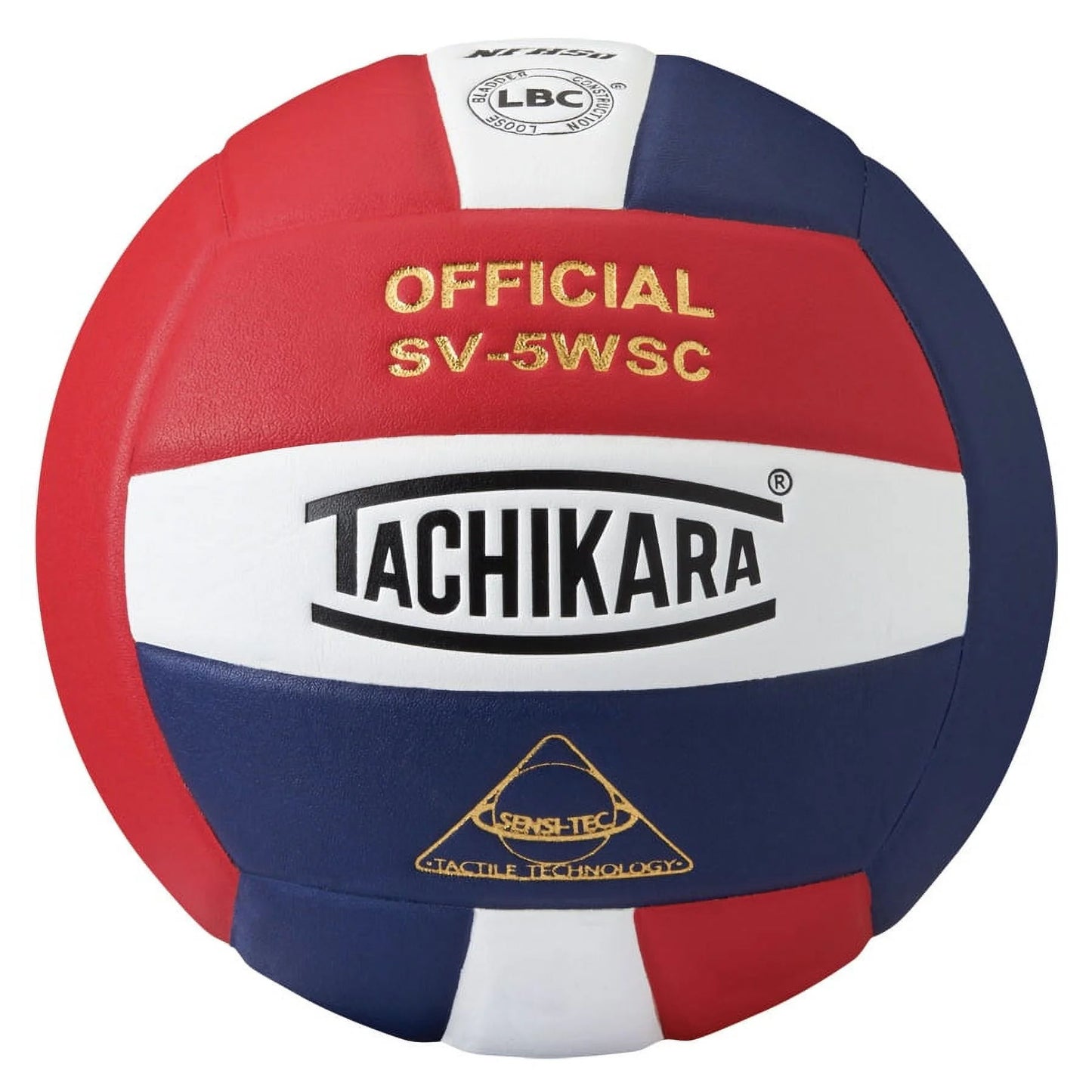 Tachikara Volleyball, SV5WSC, Scarlet/White/Navy — authentic US product shipped worldwide by Treatspree