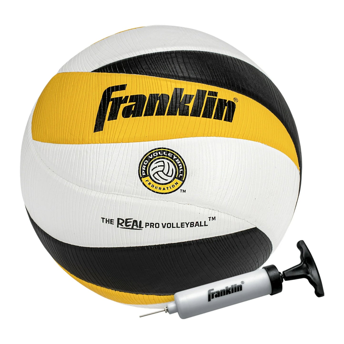 Ballon de volley-ball d'intérieur Franklin Sports PVF REAL Pro, taille officielle