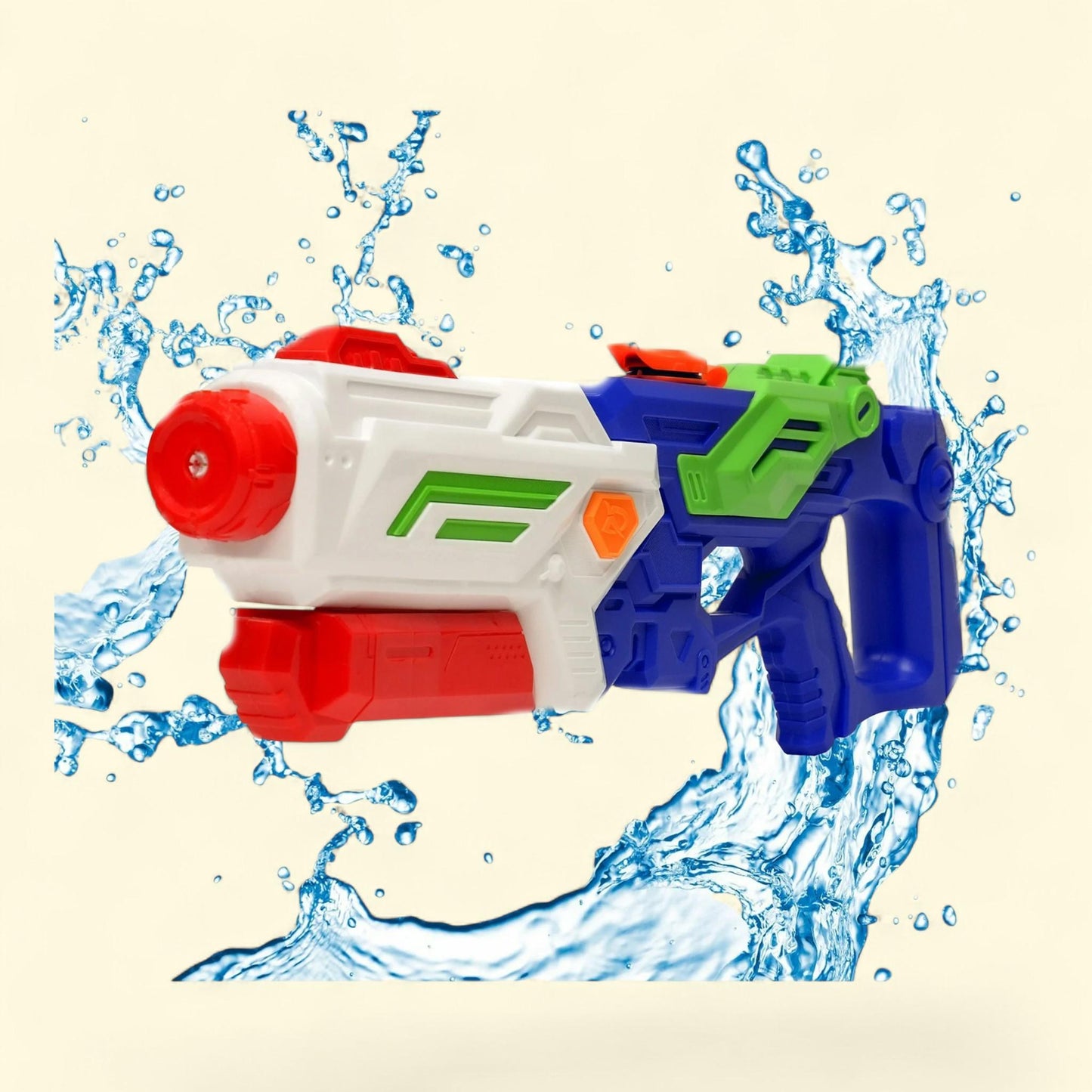 Pistolet à eau Ultra Water Blaster de Blue Block Factory, bleu
