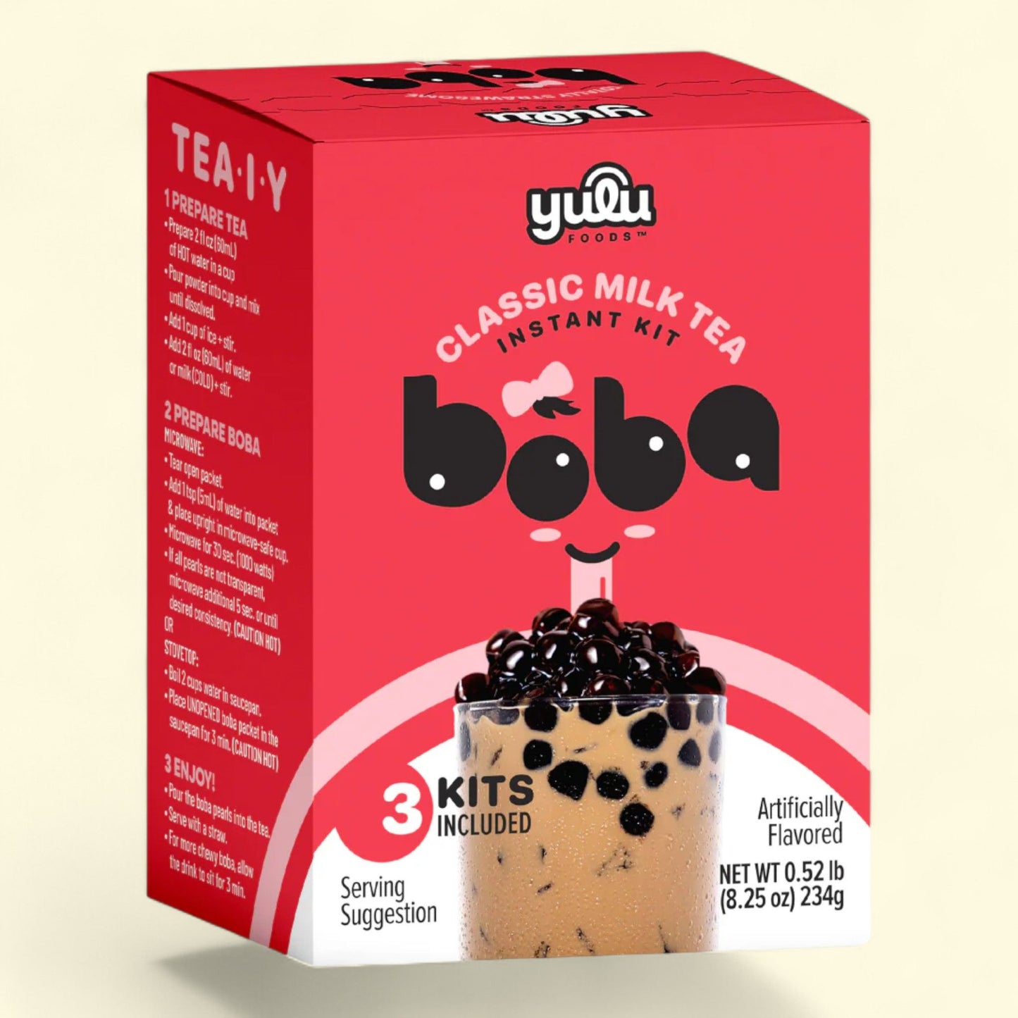 Yulu Foods, Classic Milk Tea Boba Kit, Size