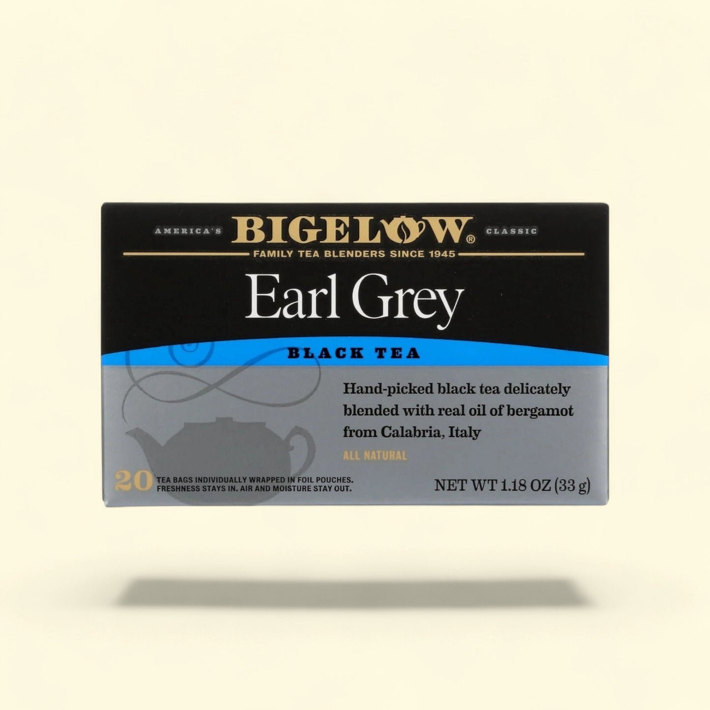 Bigelow Earl Grey Tea Bags, 20 Count — authentic US product shipped worldwide by Treatspree