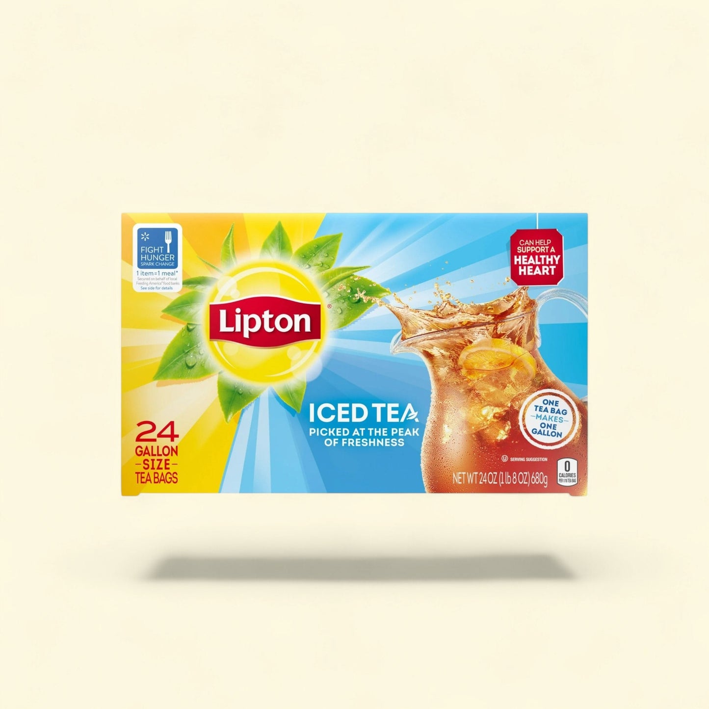 Lipton Black Tea Bags, Gallon Size, 24 Count — authentic US product shipped worldwide by Treatspree