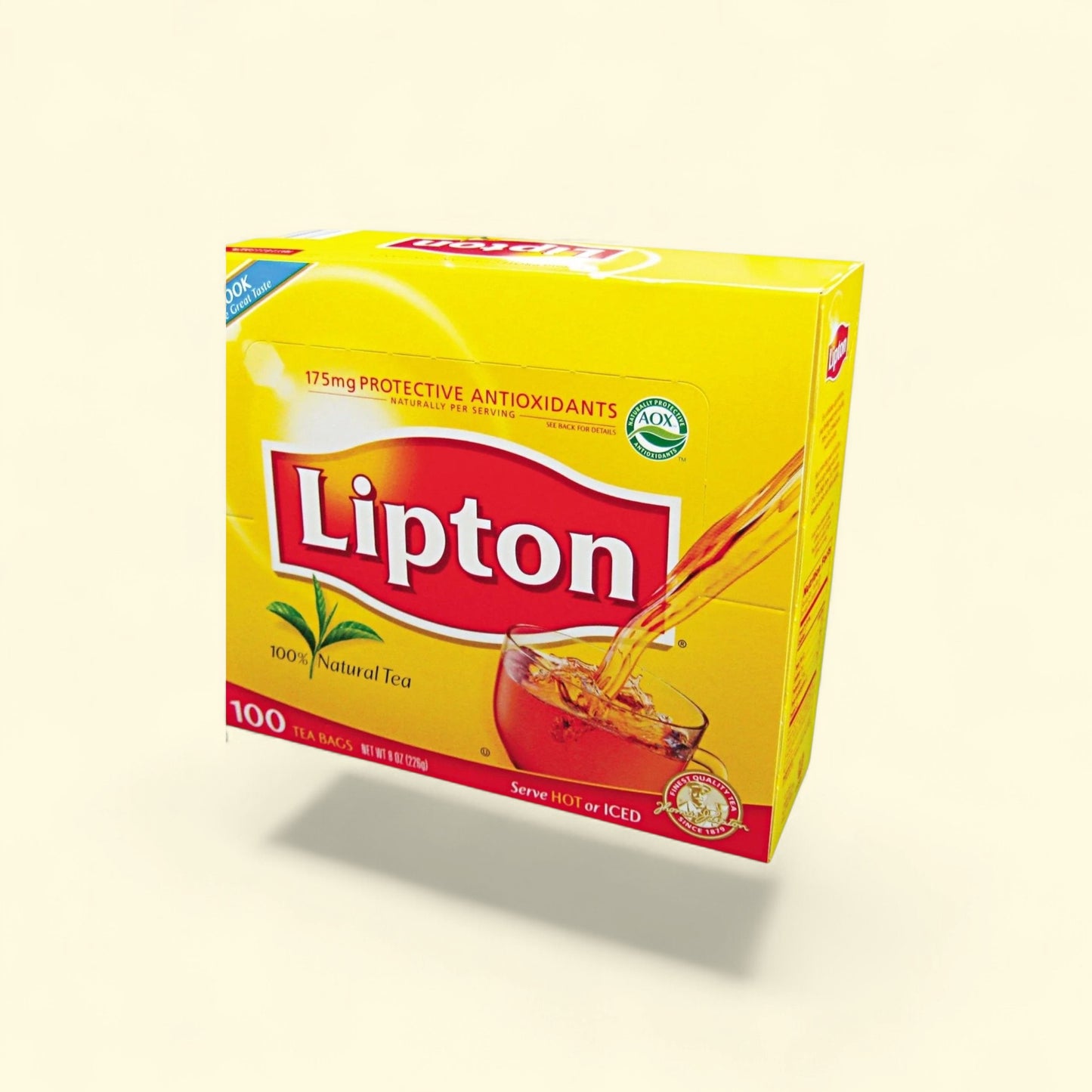 Lipton Tea Bags, Regular Black Tea, 100 Ct — authentic US product shipped worldwide by Treatspree