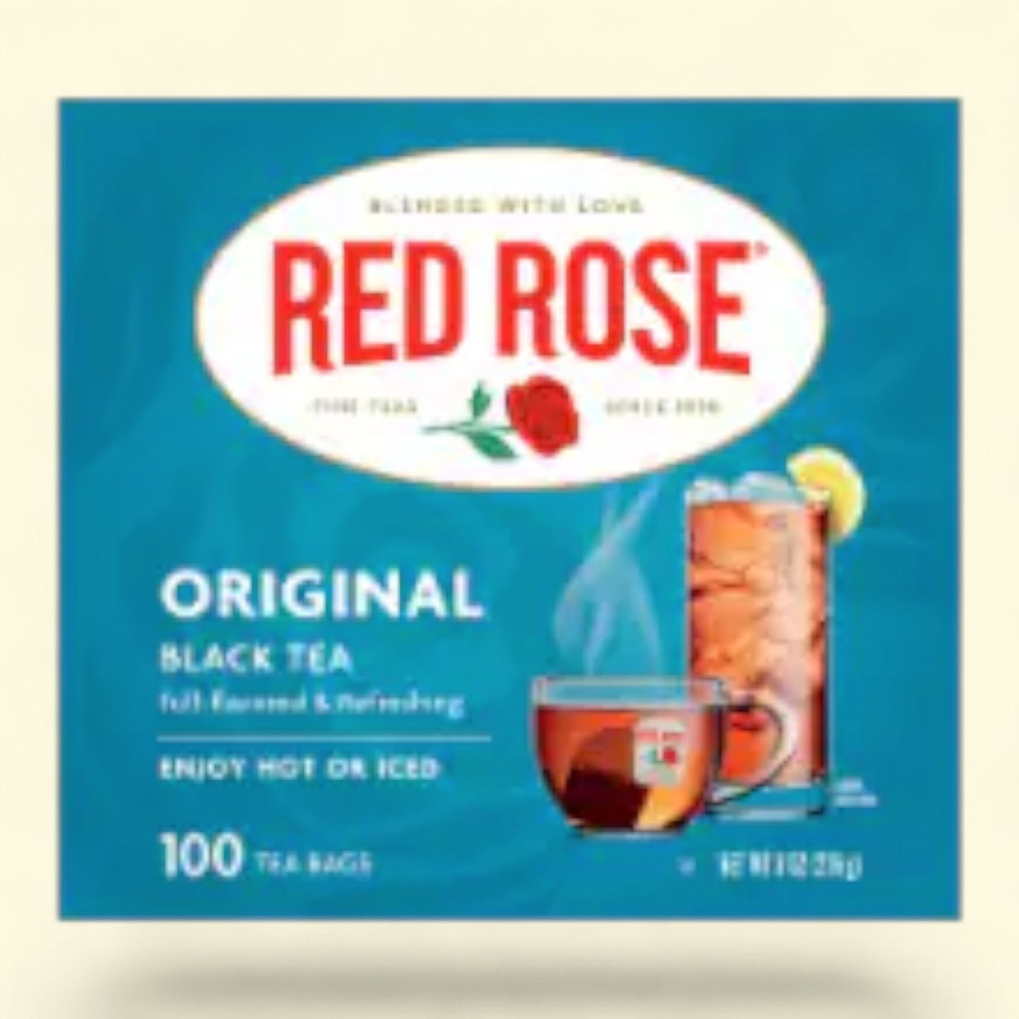 Red Rose Original Black Tea Bags, 24 count — authentic US product shipped worldwide by Treatspree