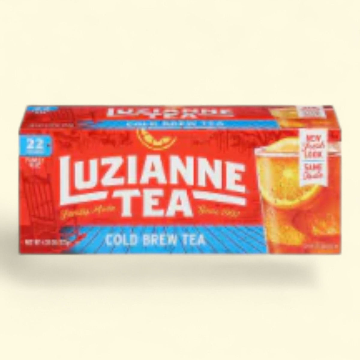 Luzianne Cold Brew Black Tea Bags, 22 ct — authentic US product shipped worldwide by Treatspree