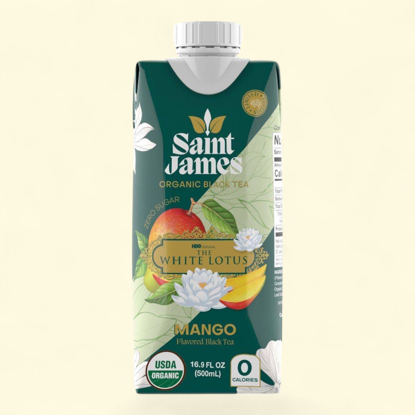 Saint James Organic Black Tea, 16.9 fl oz