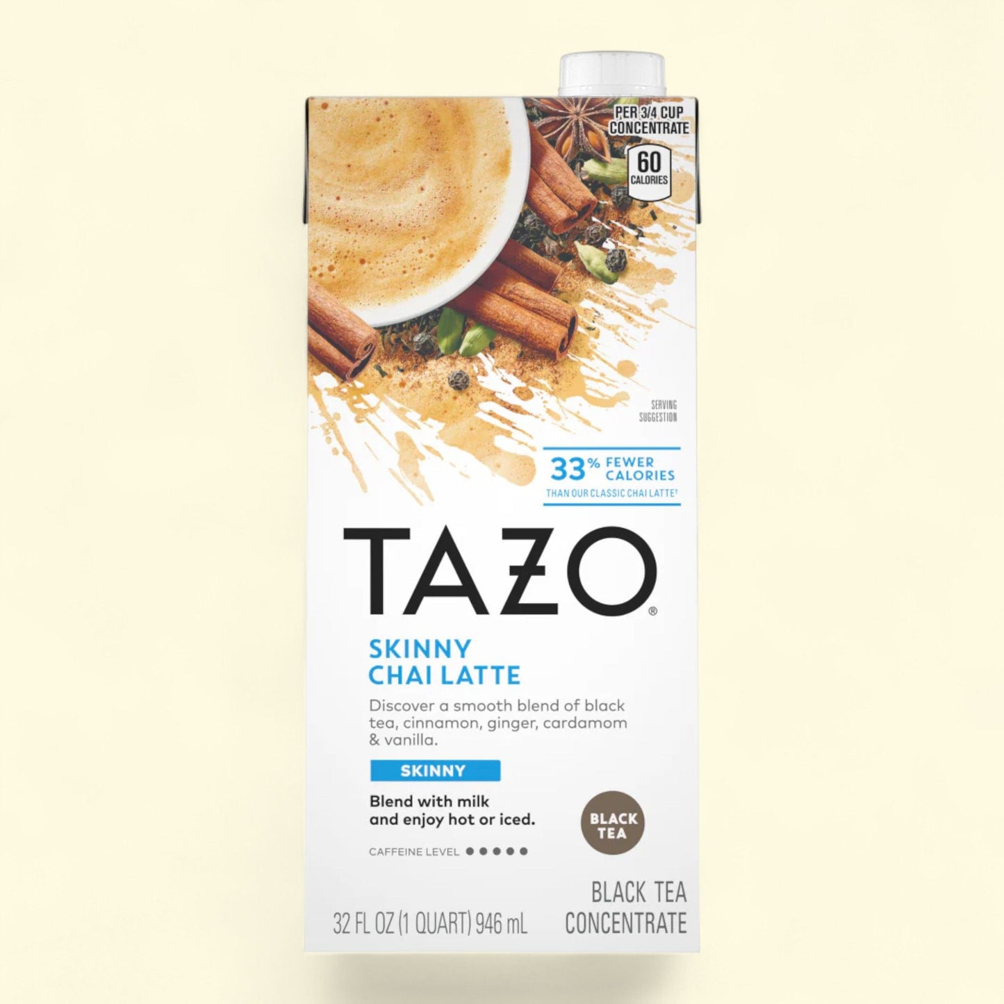 Concentré de thé noir Tazo Chai Skinny Latte, format