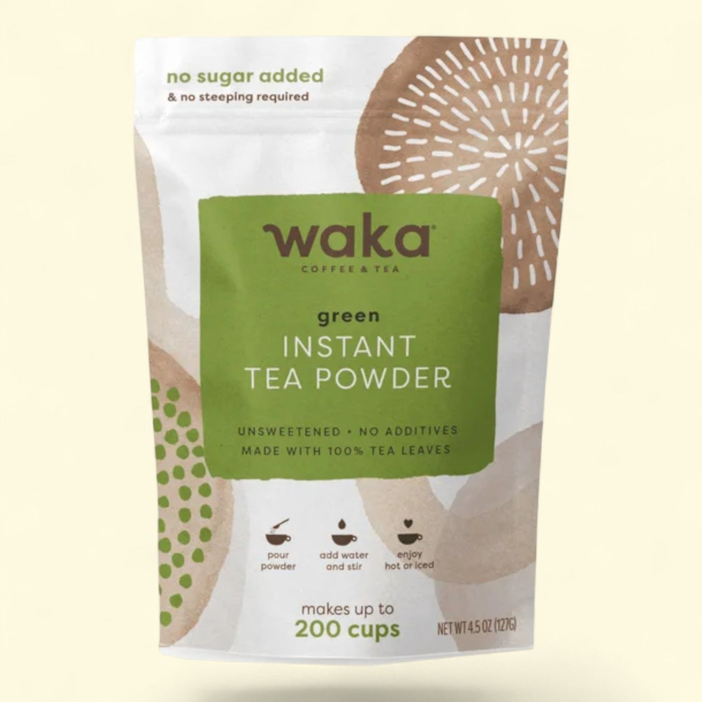 Waka Instant Green Tea Mix, Classic, 4.5oz
