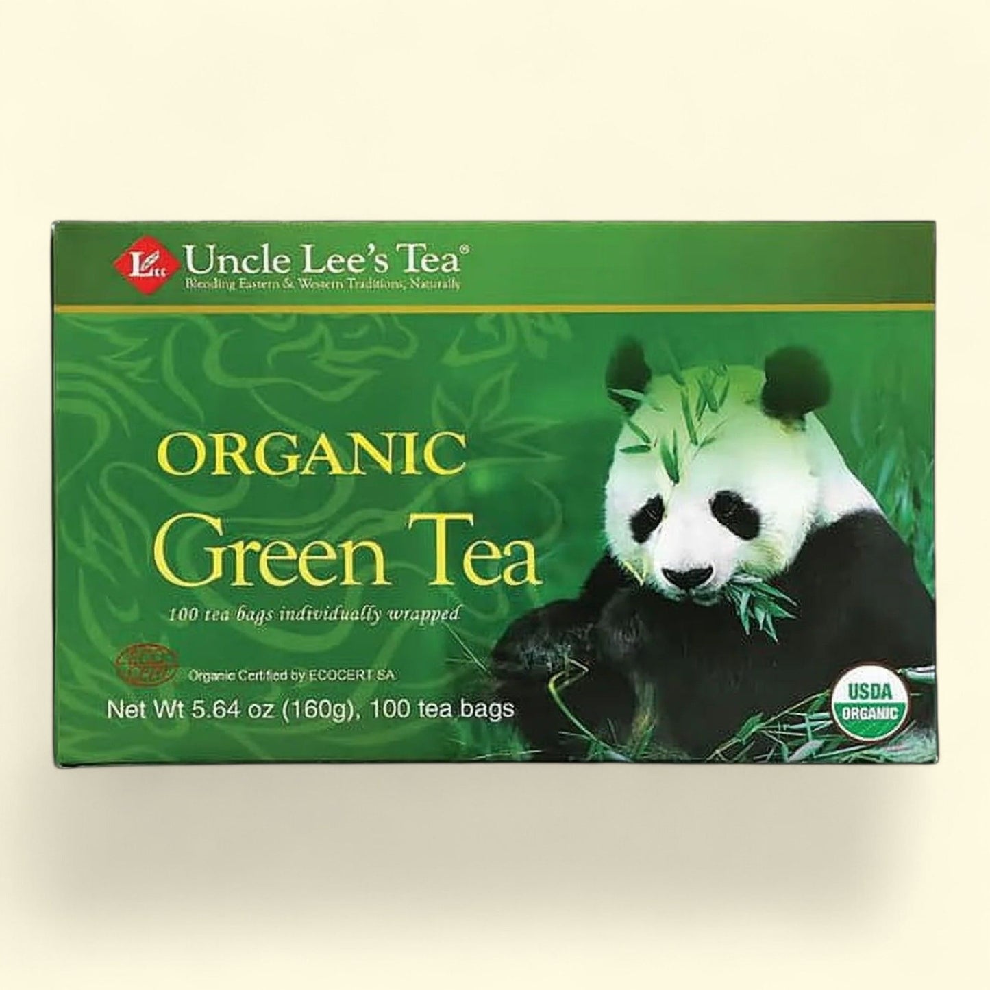 Uncle Lee's Tea, Organic Green Tea 100 Bag(s)