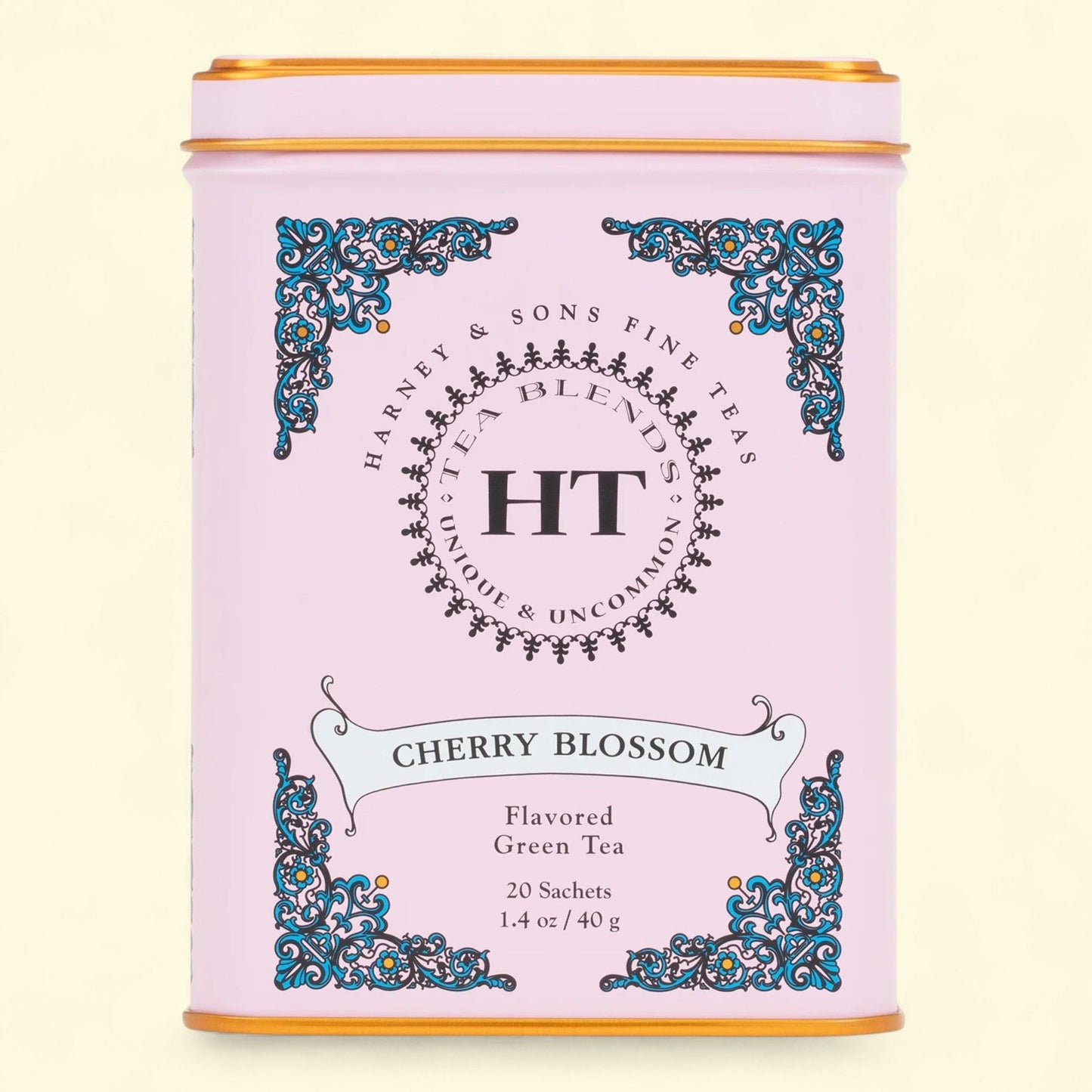 Harney & Sons Cherry Blossom Green Tea, 1.4 oz, 20 Count