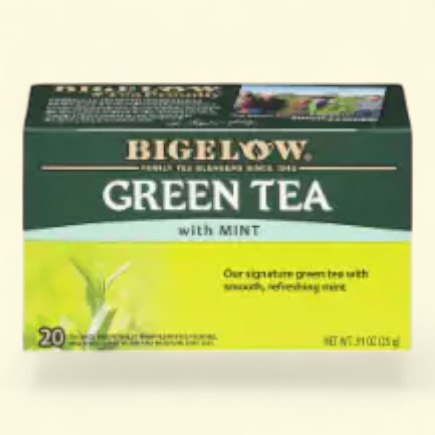 Bigelow Green Tea with Mint Tea Bags, Standard Size