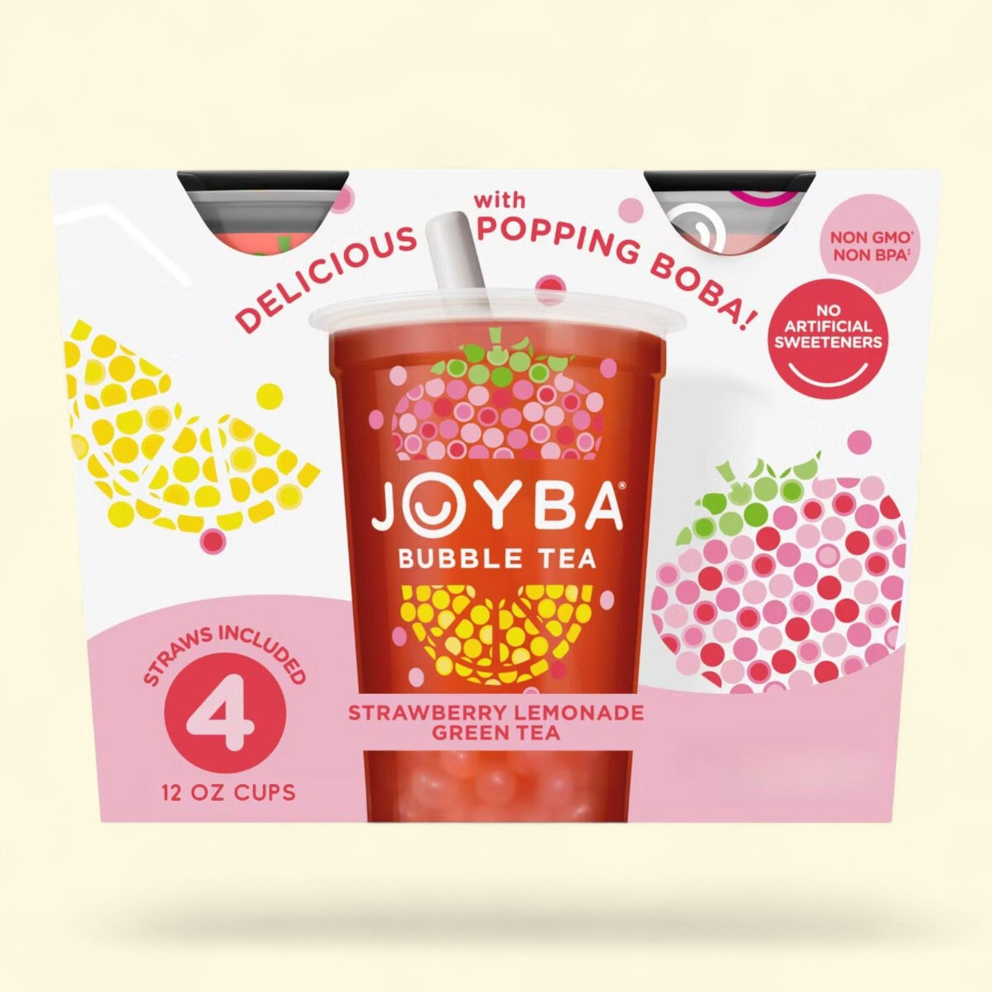 JOYBA Bubble Tea, 4pk/12 fl oz