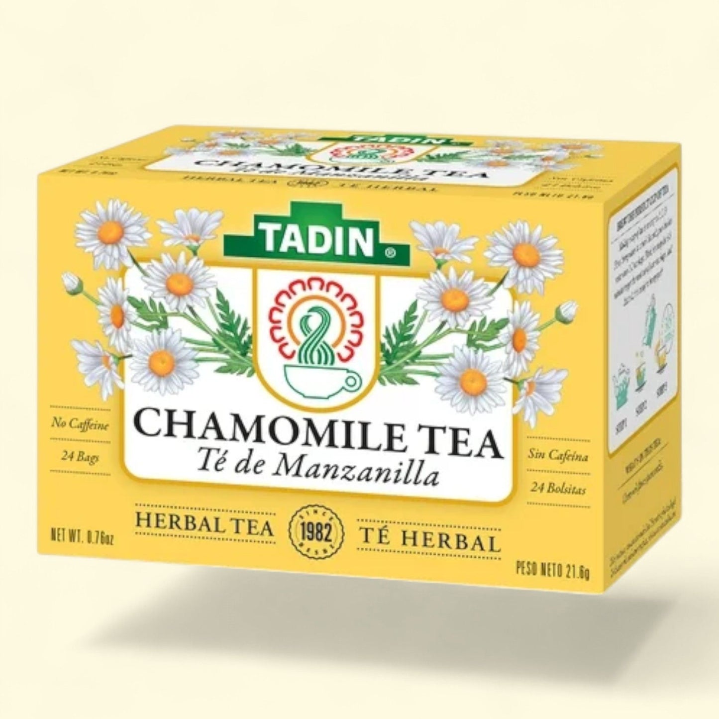 Tadin Chamomile Tea, Herbal Tea Bags, 24 Count