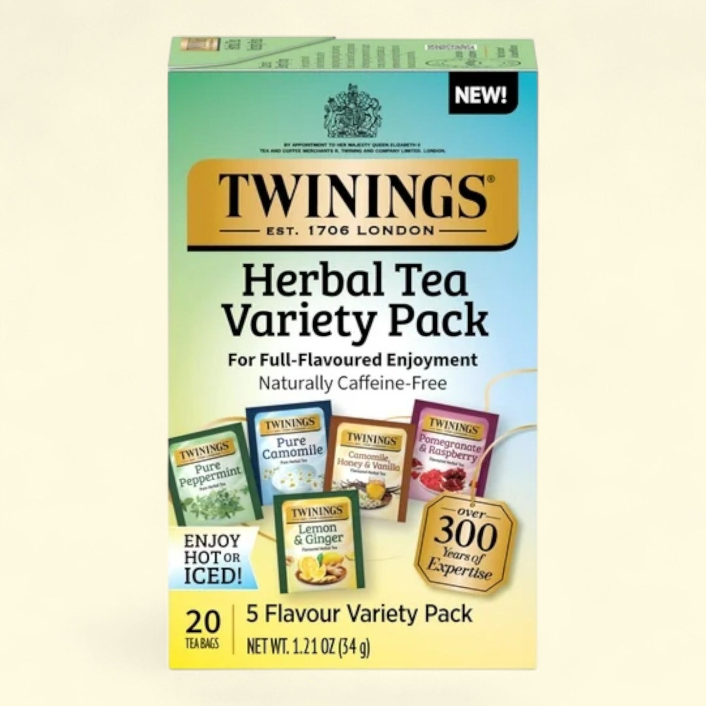 Twinings Herbal Tea Variety Pack, 20 Ct
