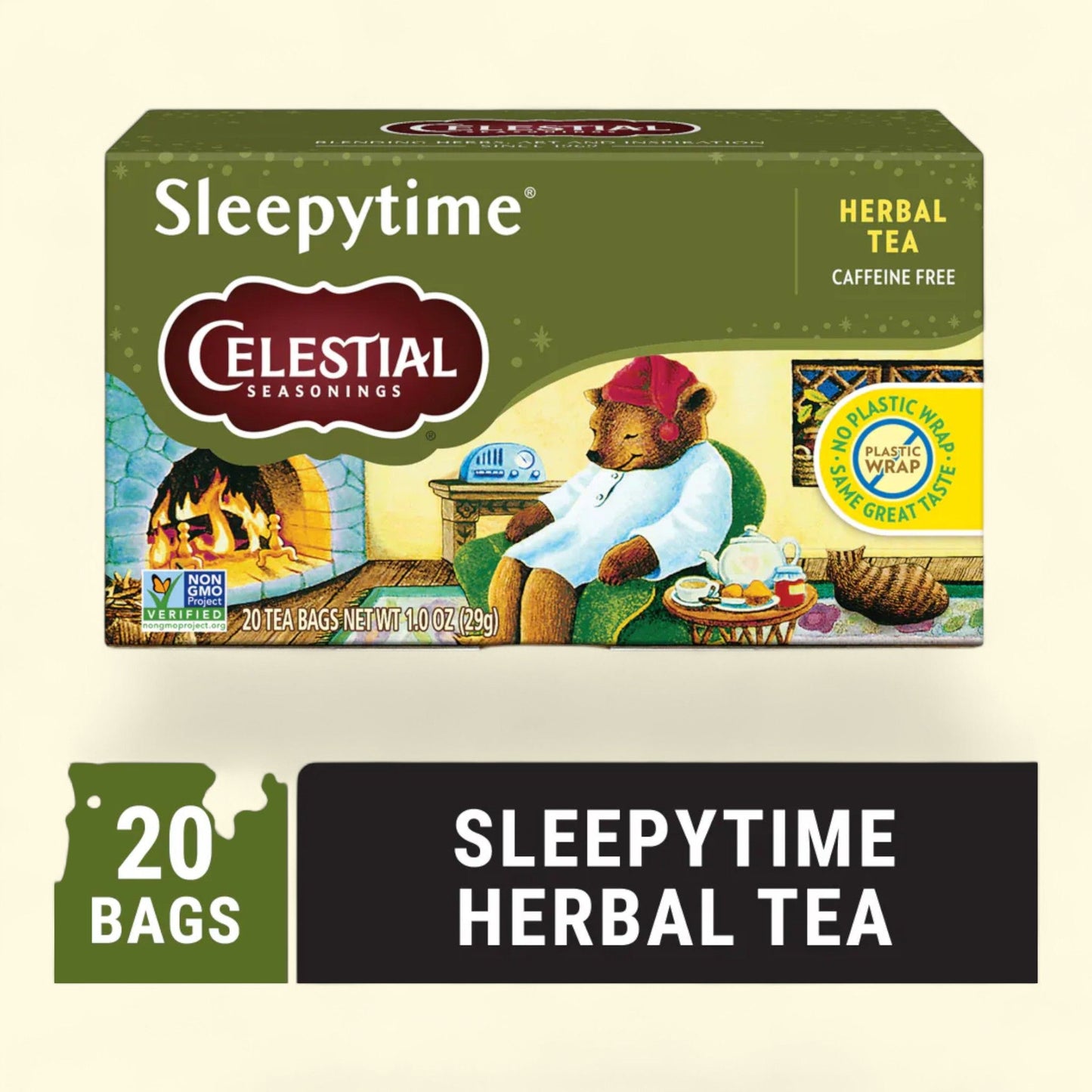 Celestial Seasonings Sleepytime Herbal Tea, Caffeine Free, 20 bags