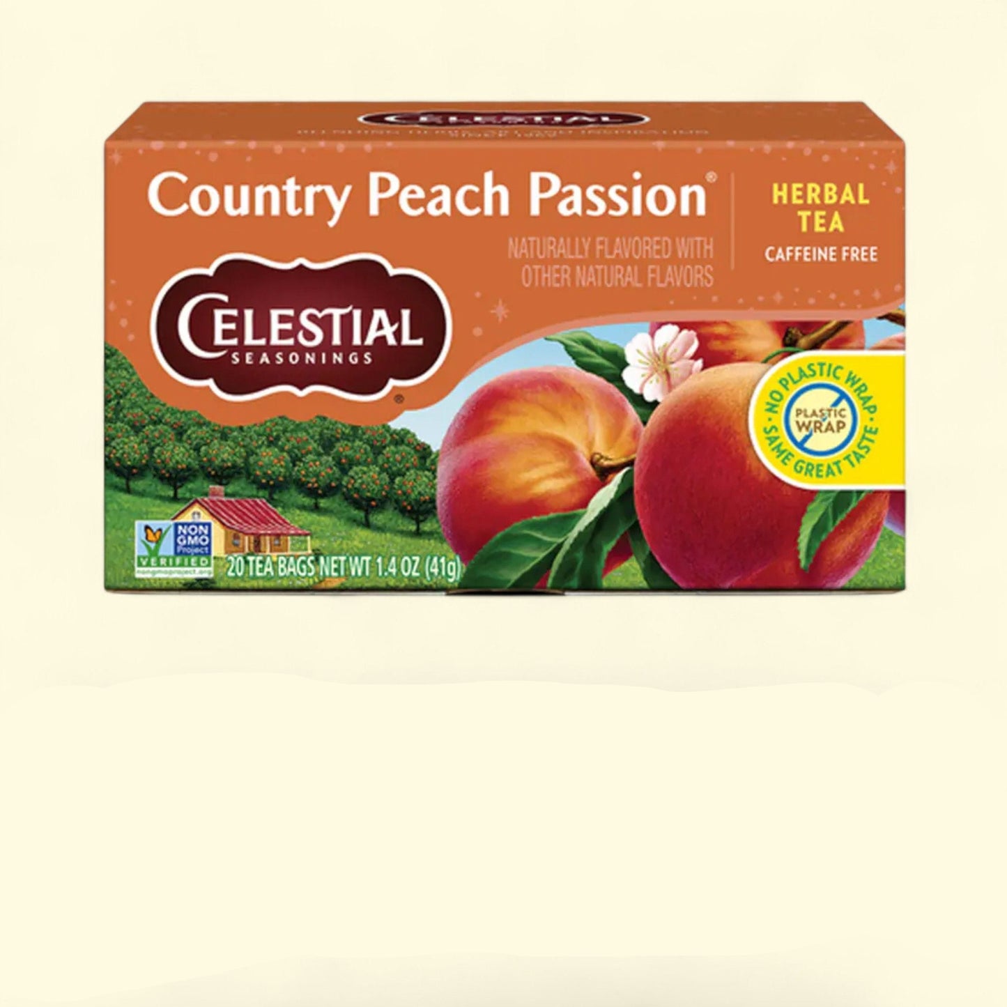 Celestial Seasonings Country Peach Passion Herbal Tea, 20 Tea Bags