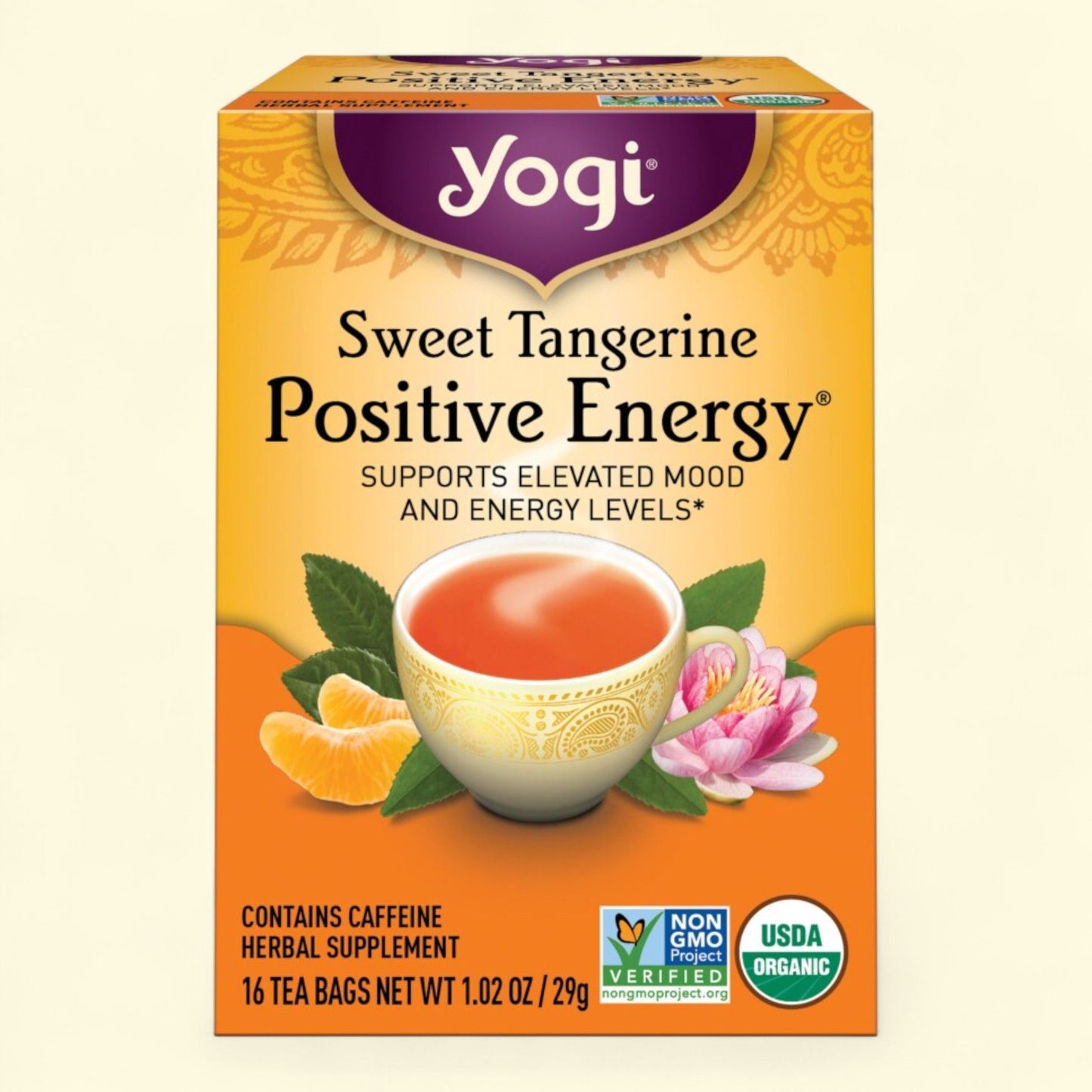 Yogi Sweet Tangerine Black Tea Bags, Size
