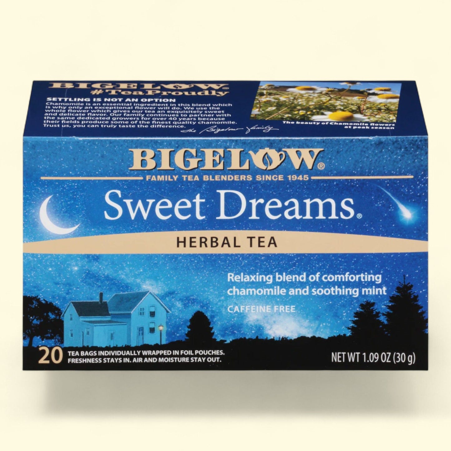 Bigelow Sweet Dreams Herbal Tea, 20 Tea Bags