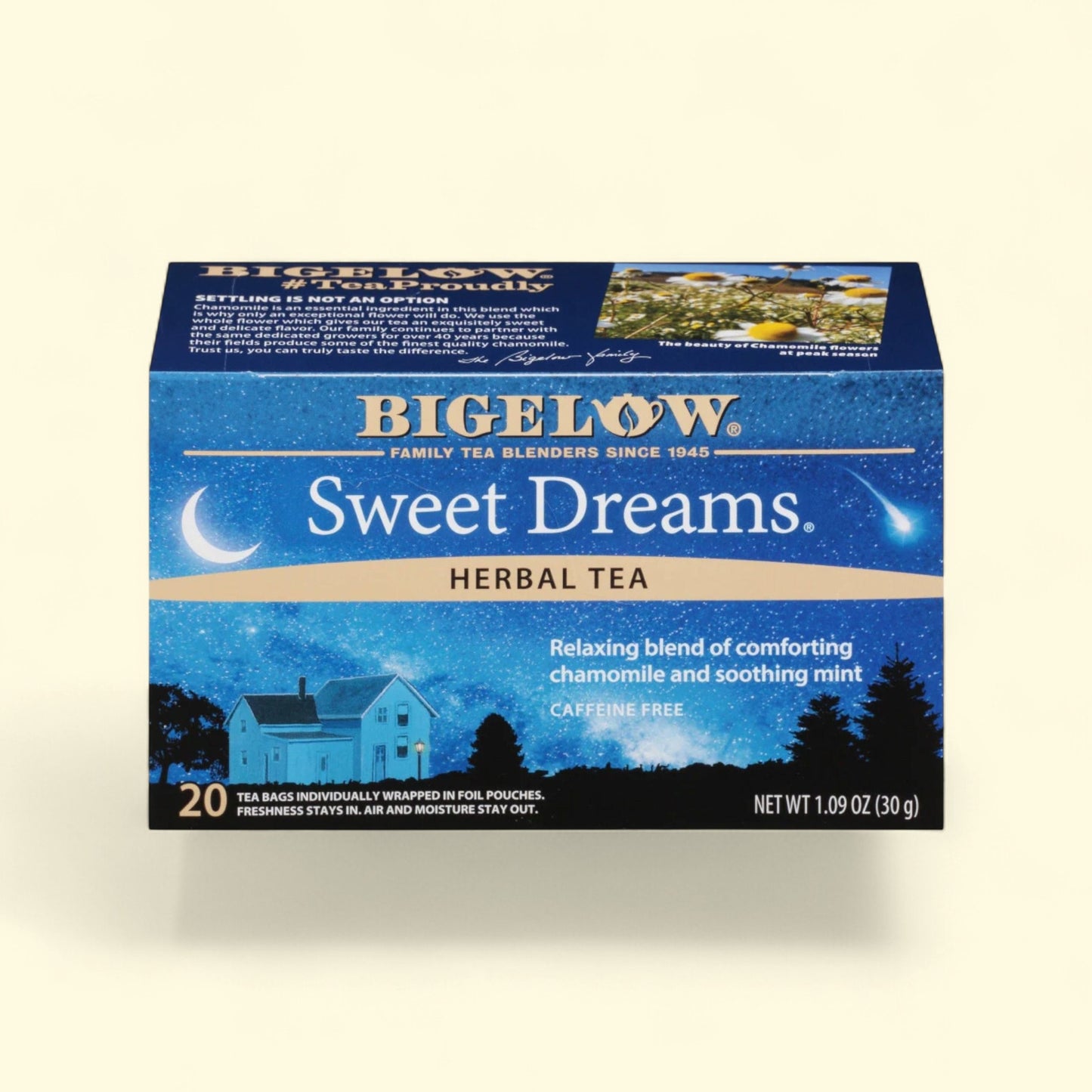 Bigelow Sweet Dreams Herbal Tea, 20 Tea Bags — authentic US product shipped worldwide by Treatspree