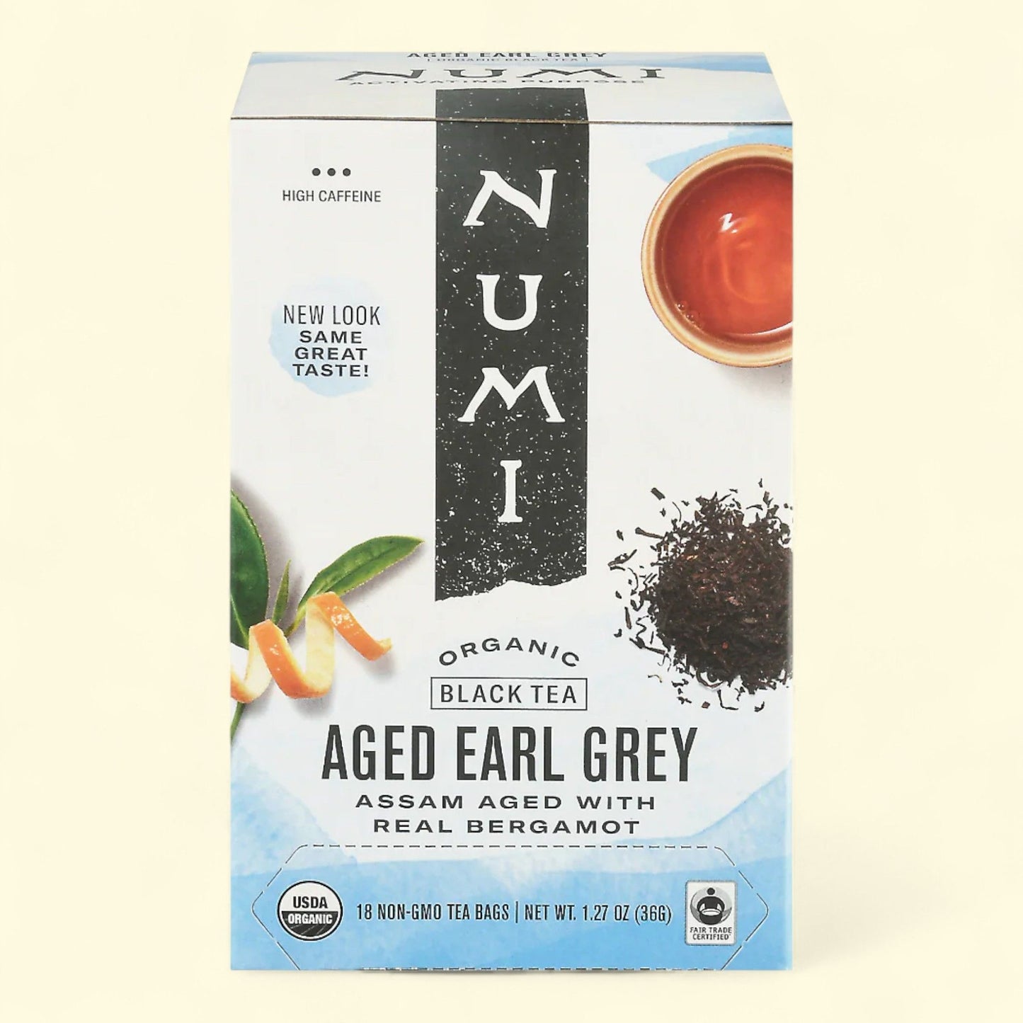 Numi Aged Earl Grey Organic Tea Bags, 18ct