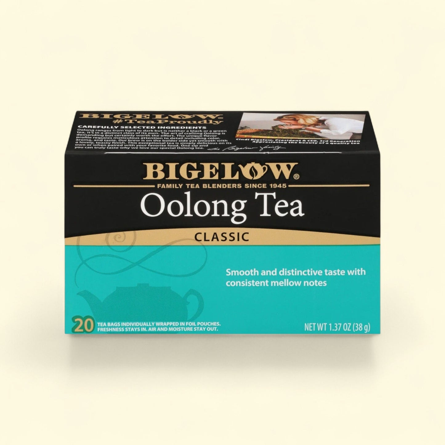 Bigelow Oolong Tea Bags, Size — authentic US product shipped worldwide by Treatspree