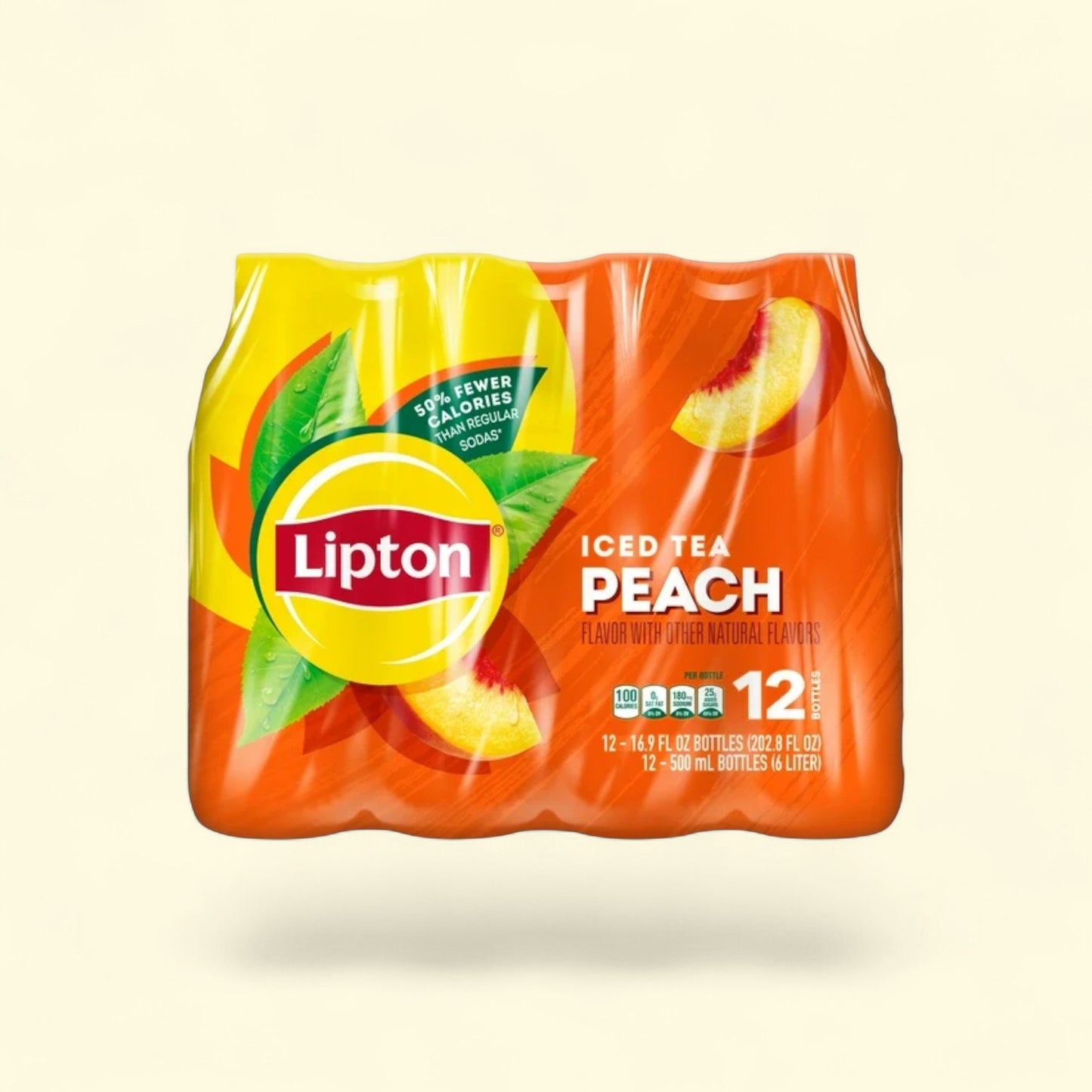 Lipton Peach Iced Tea, 16.9 oz, 12 Pack — authentic US product shipped worldwide by Treatspree