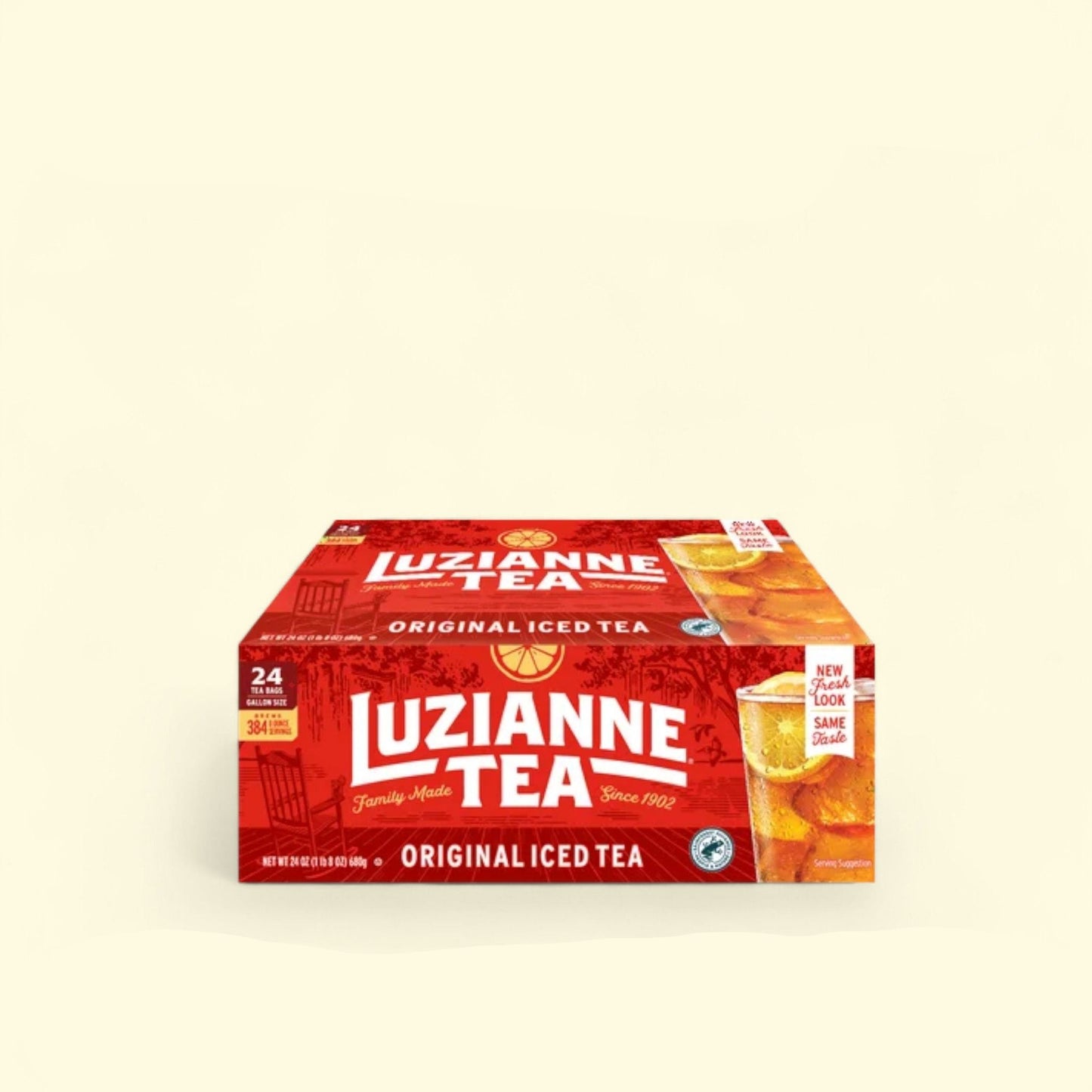 Luzianne, Black Iced Tea Gallon, 24 Ct