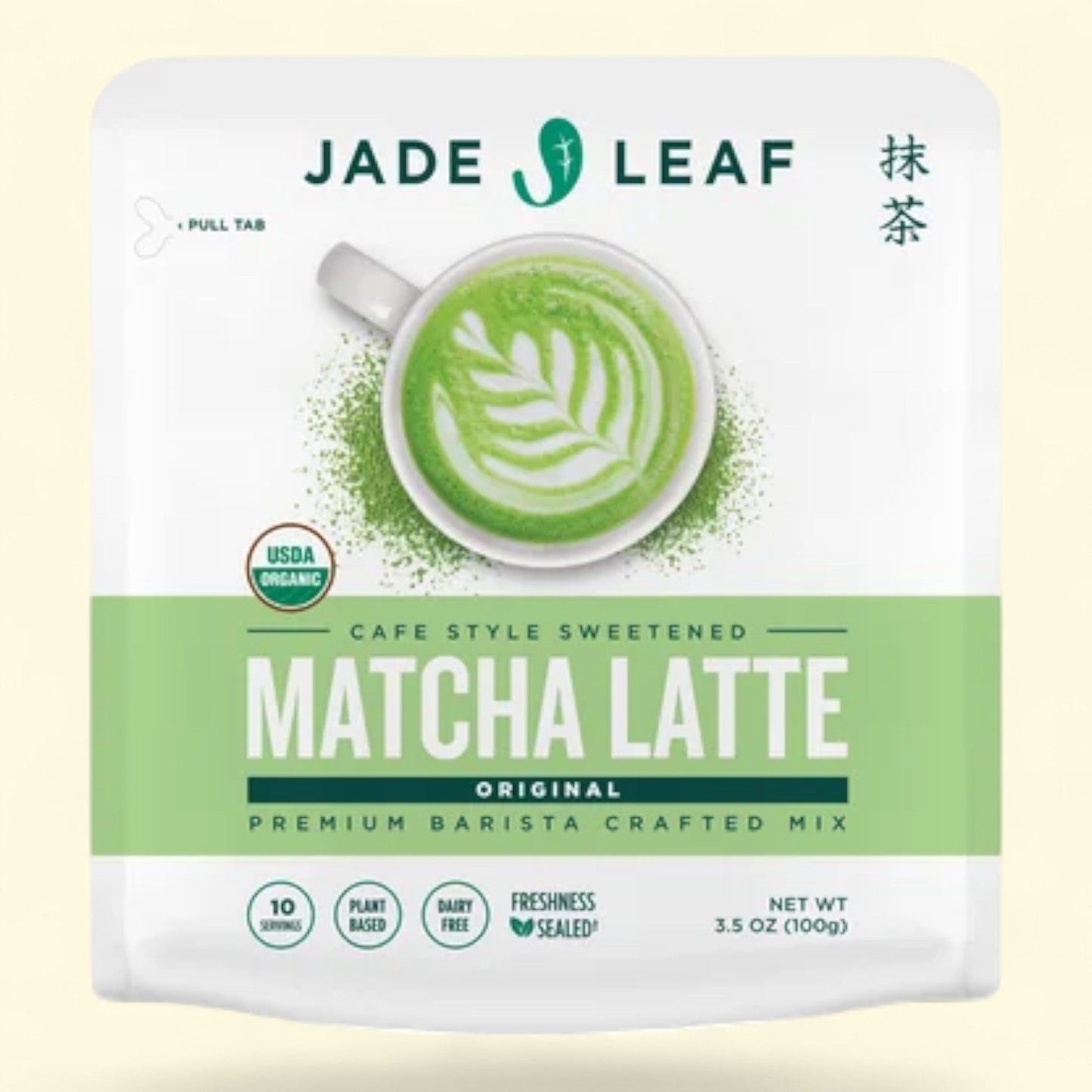 Jade Leaf Matcha, Organic Japanese Matcha Latte Mix, 3.5 Oz