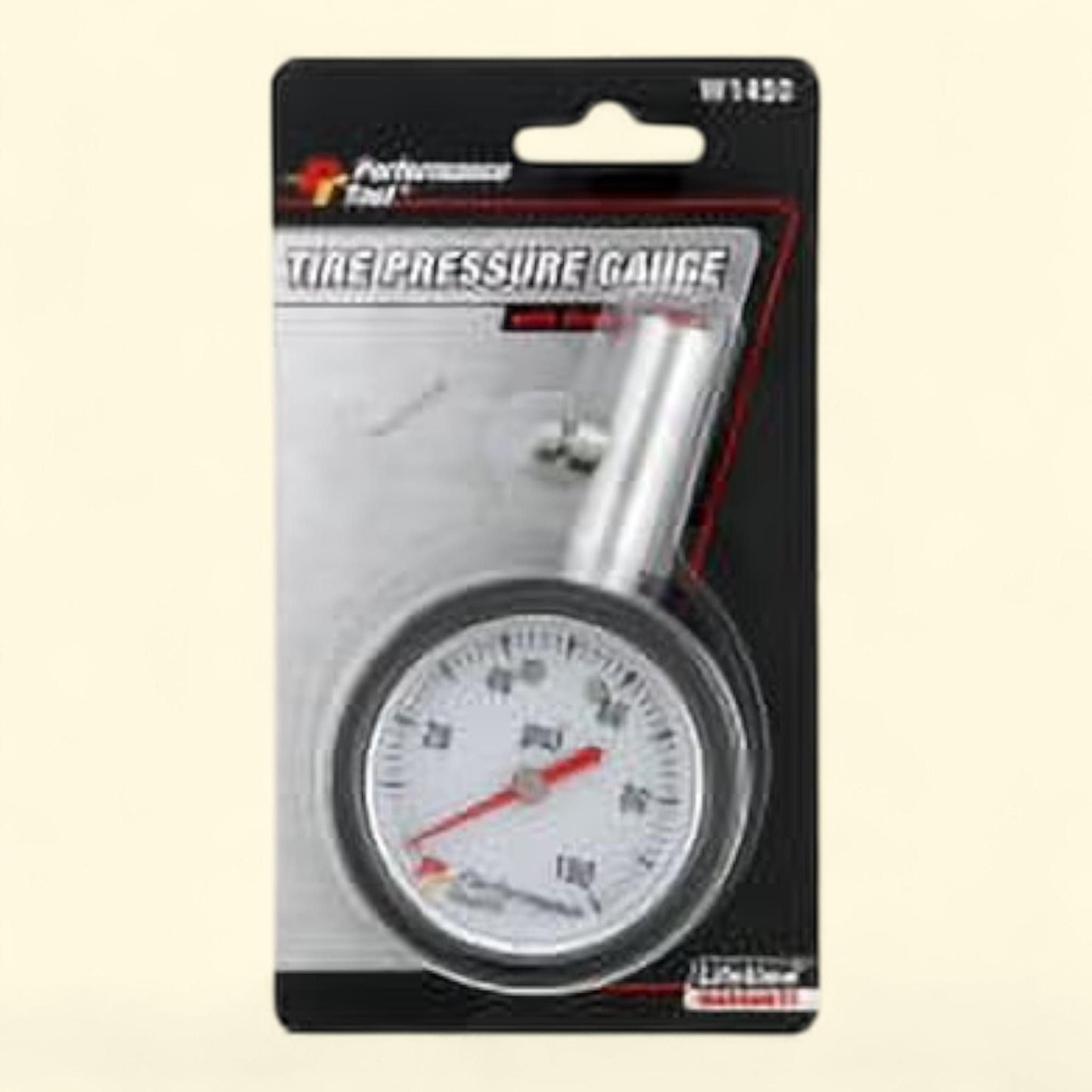 Manomètre pour pneus Performance Tool, 5 cm, 1 pièce