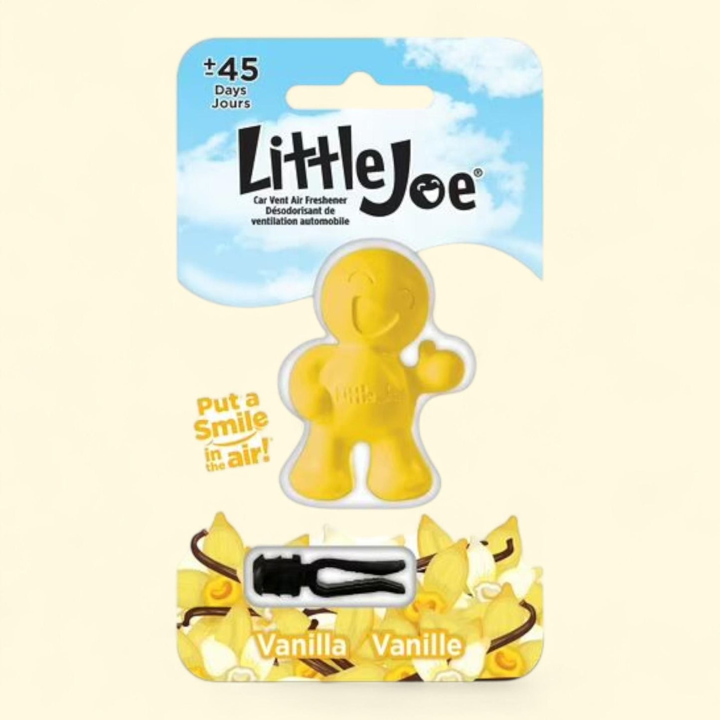 Parfums d'ambiance pour voiture Little Joe, parfum vanille, lot de 1