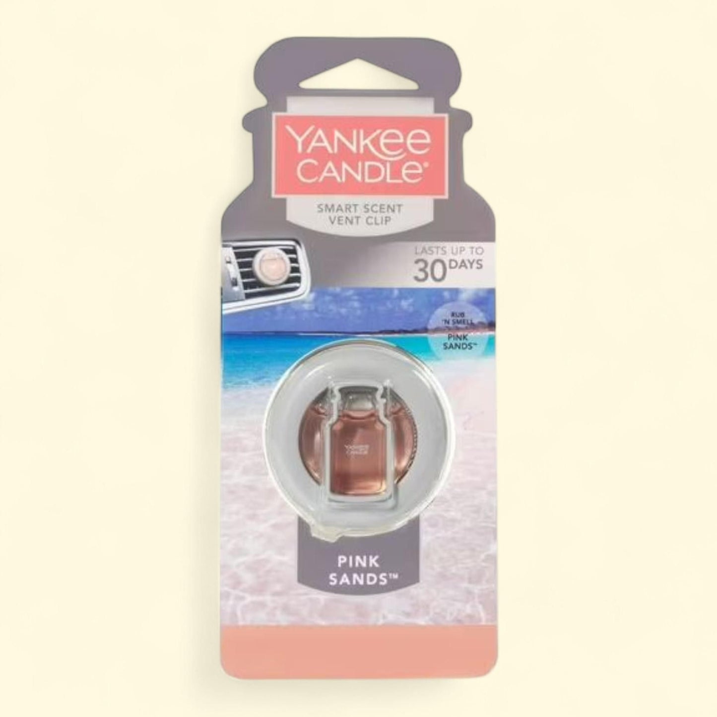 Yankee Candle Smart Scent Pink Sands Vent Clip, 1 Unit