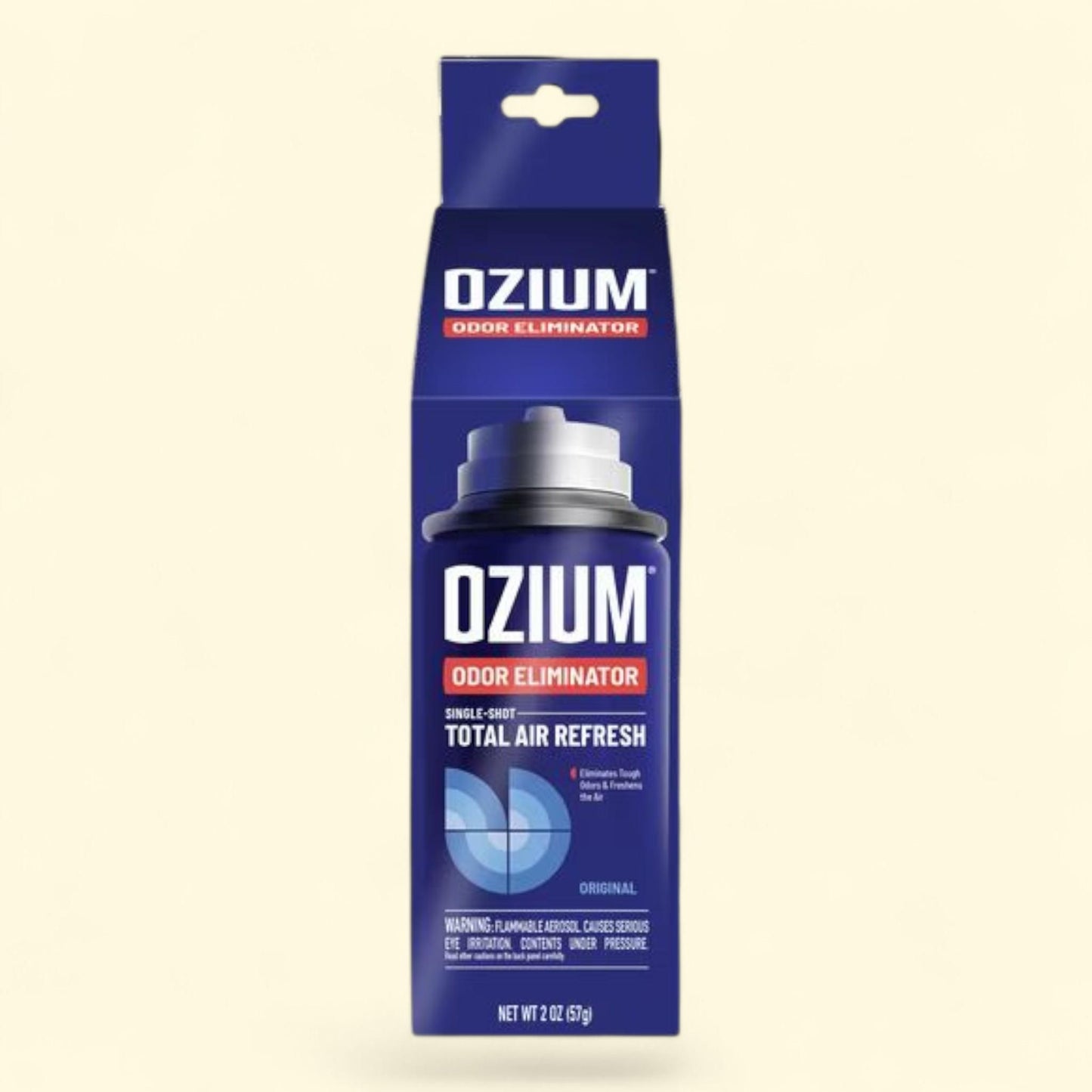 Diffuseur d'air pour voiture OZIUM à usage unique, parfum original, bombe de 59 ml
