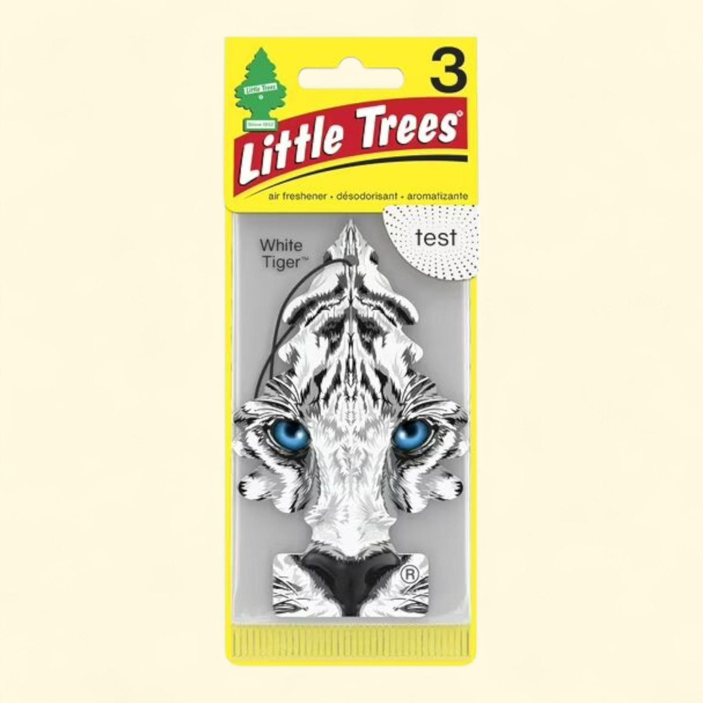 Désodorisant Little Trees, White Tiger, lot de 3
