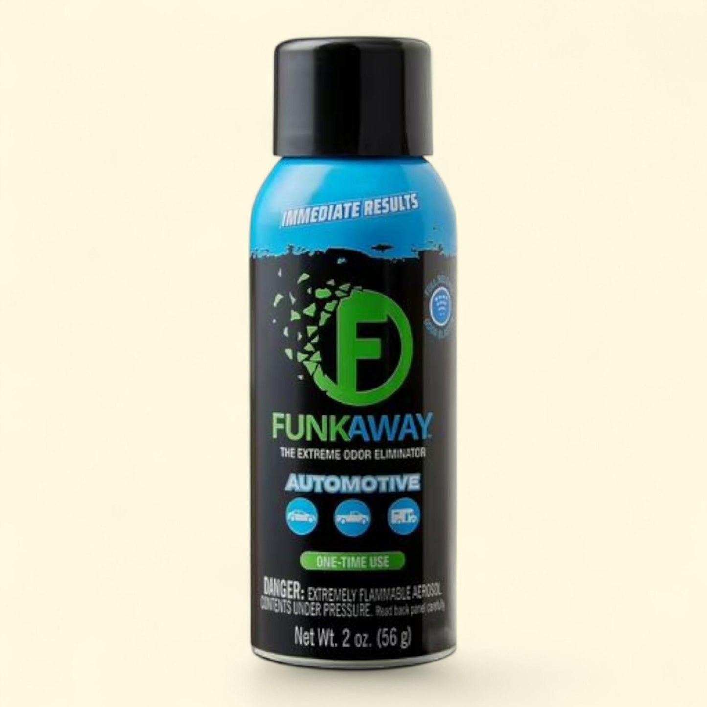 FunkAway Automotive Odor Blaster Aerosol Spray, 2 oz