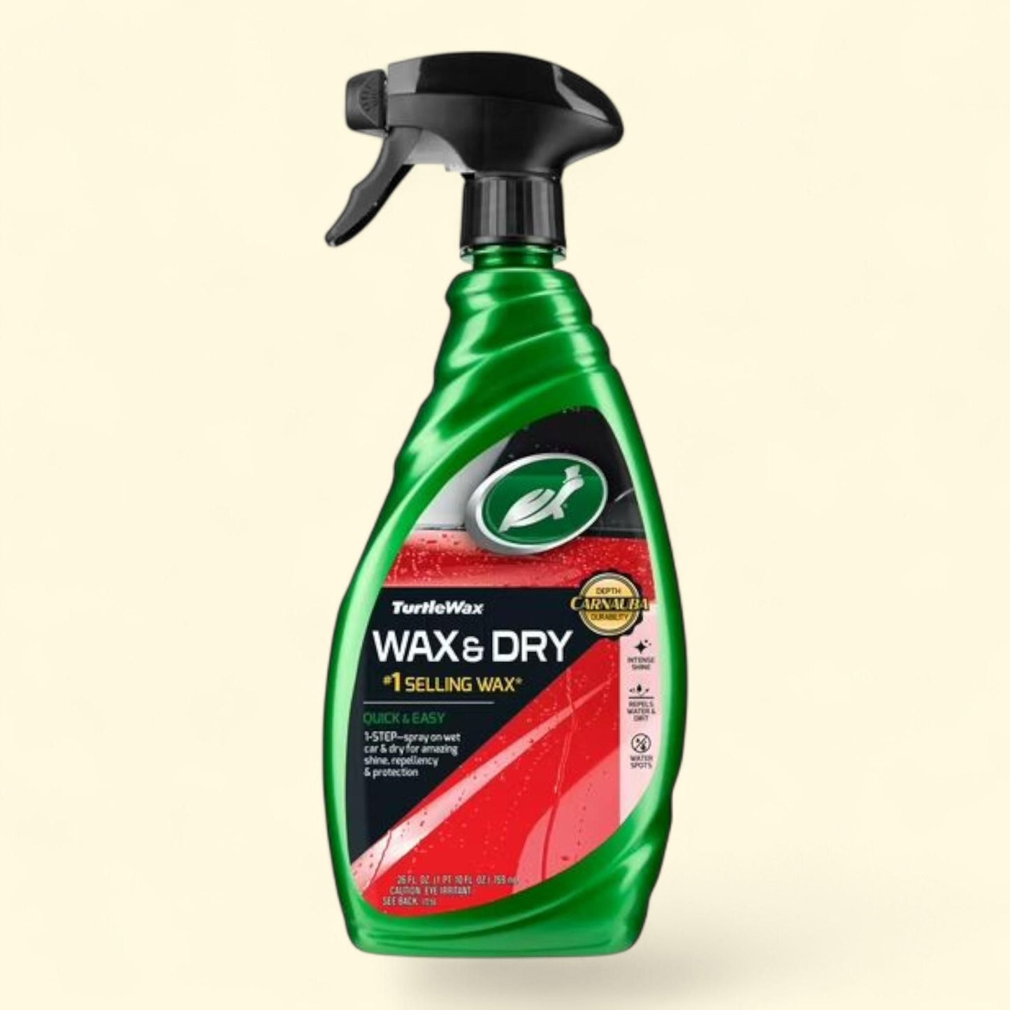 Turtle Wax Quick and Easy Wax and Dry Spray Wax, 26 oz