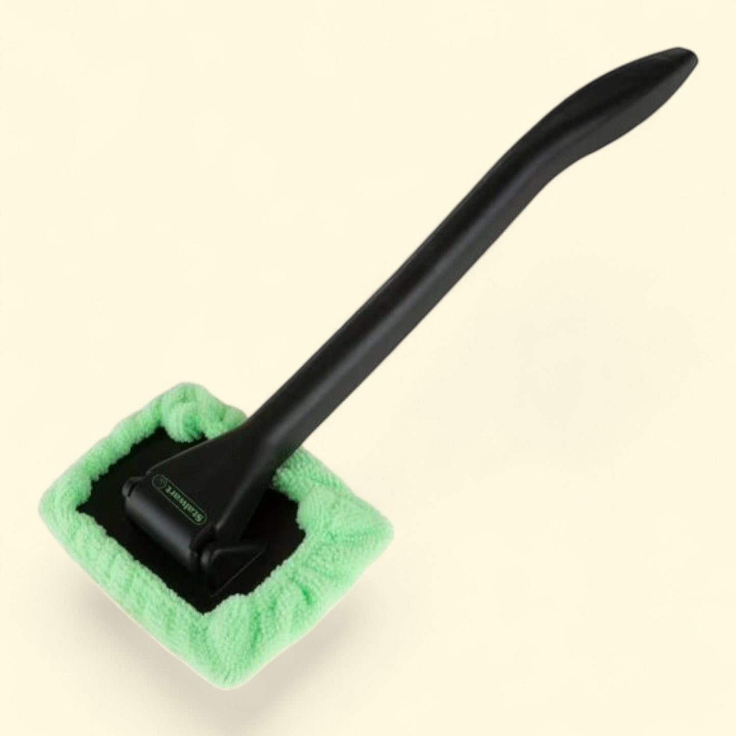 Stalwart Green Windshield Cleaner, Handle and Pivoting Head, Microfiber Cloth, 1 count
