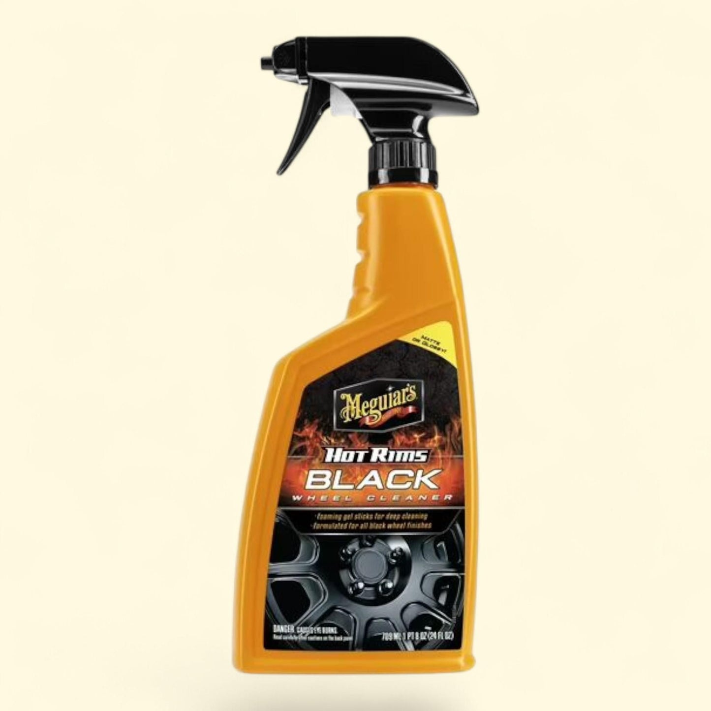 Meguiar's Hot Rims Black Wheel Cleaner, 24 oz