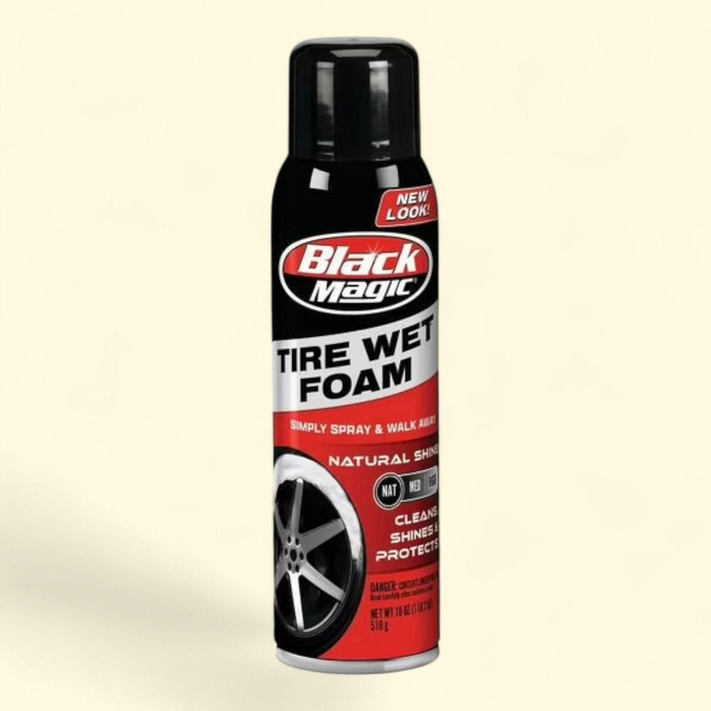 Black Magic Tire Wet Foam, 18 oz.