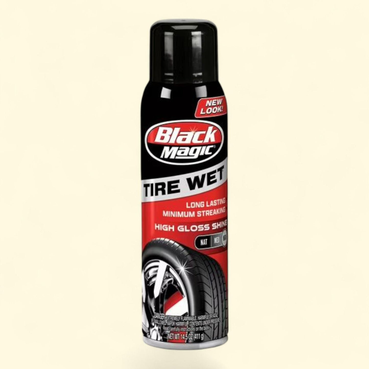 Black Magic Tire Wet Spray, 14.5 oz.