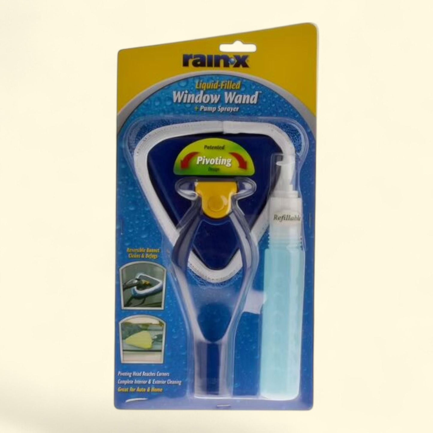 Bâtonnet de nettoyage pour vitres Rain-X, rechargeable, lot de 1