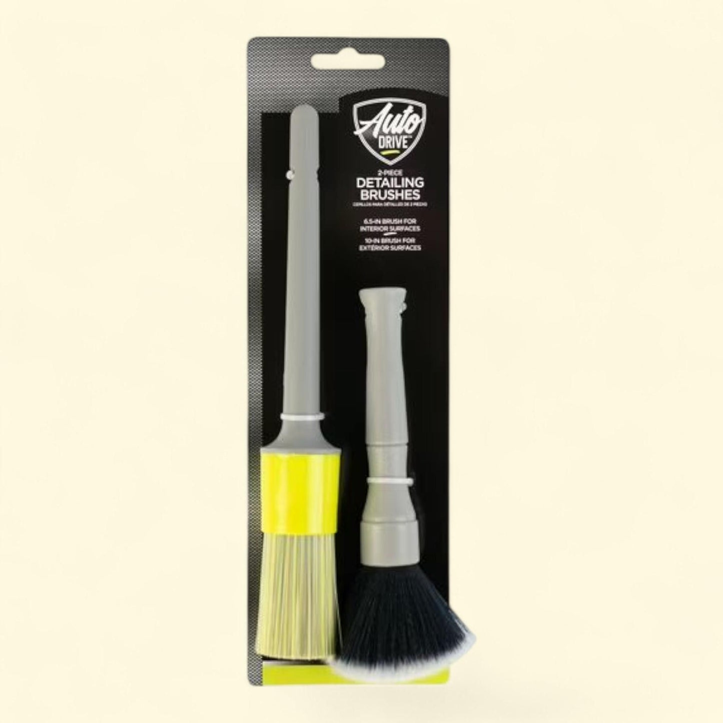 Auto Drive Car Detailing Brush, 2 Piece Set