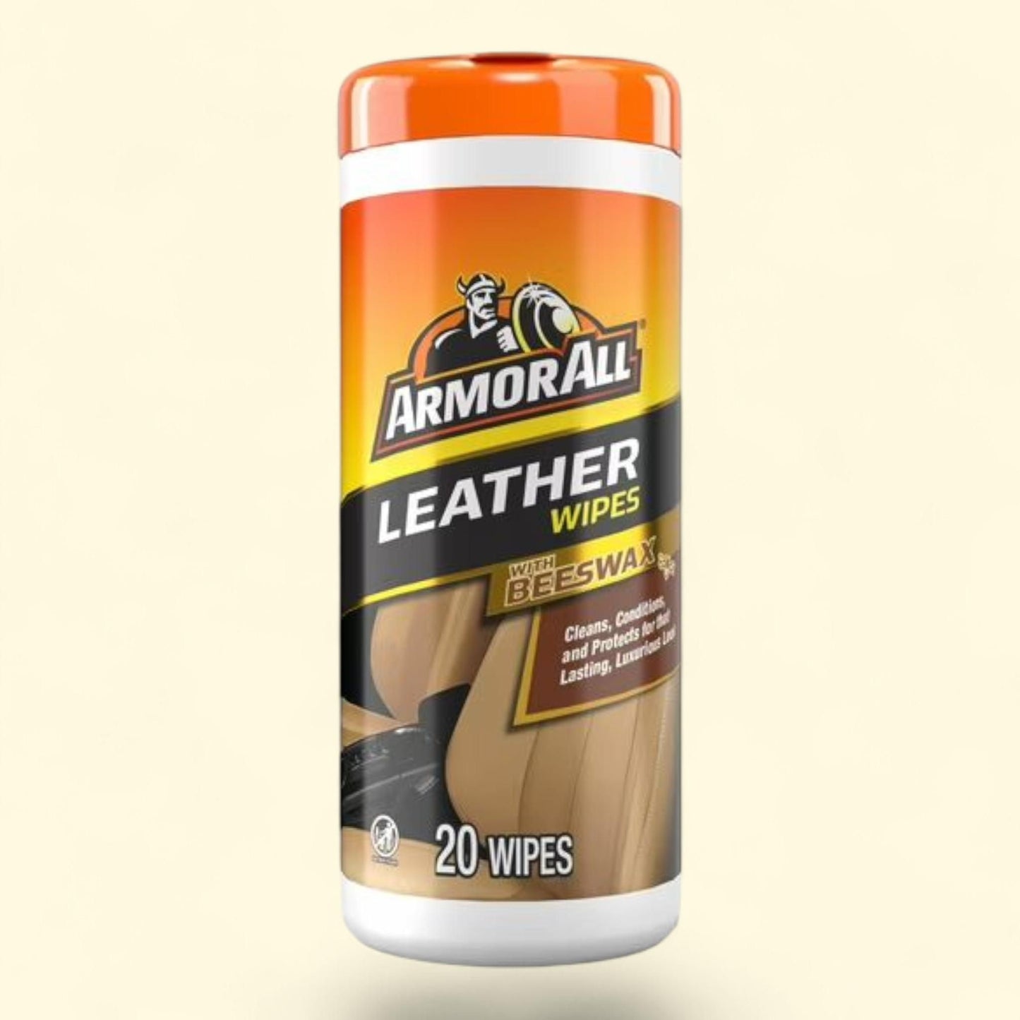 Armor All Leather Care Wipes, 20 Count
