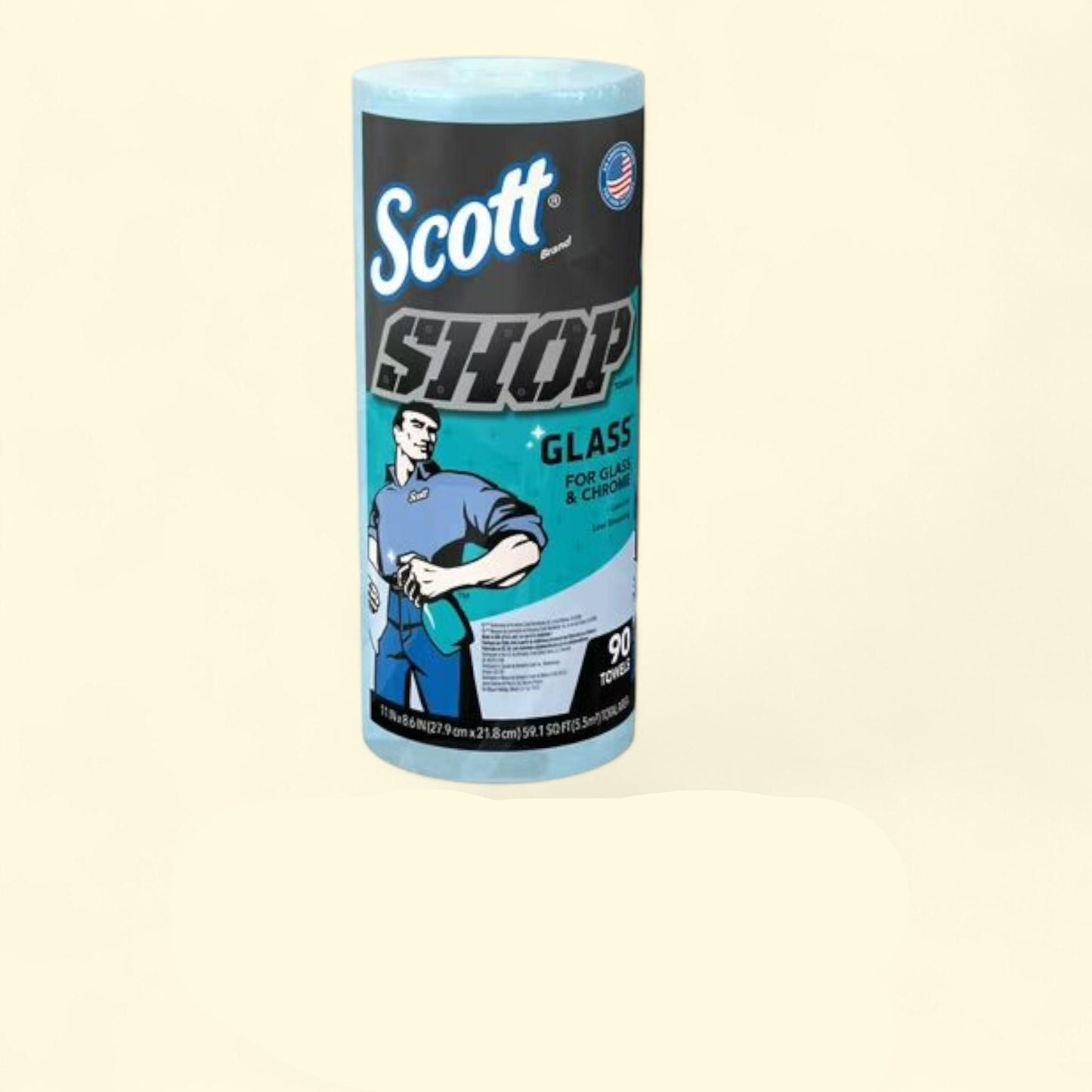 Scott Shop Towels, 1 Roll, 90 Sheets