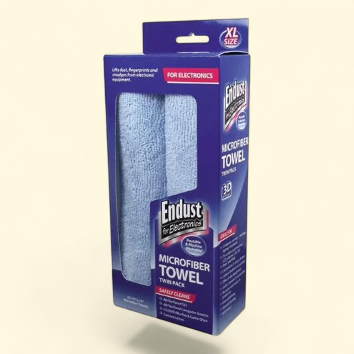 Endust for Electronics Microfiber Towels, 15 in. x 15 in. (2/Pack)