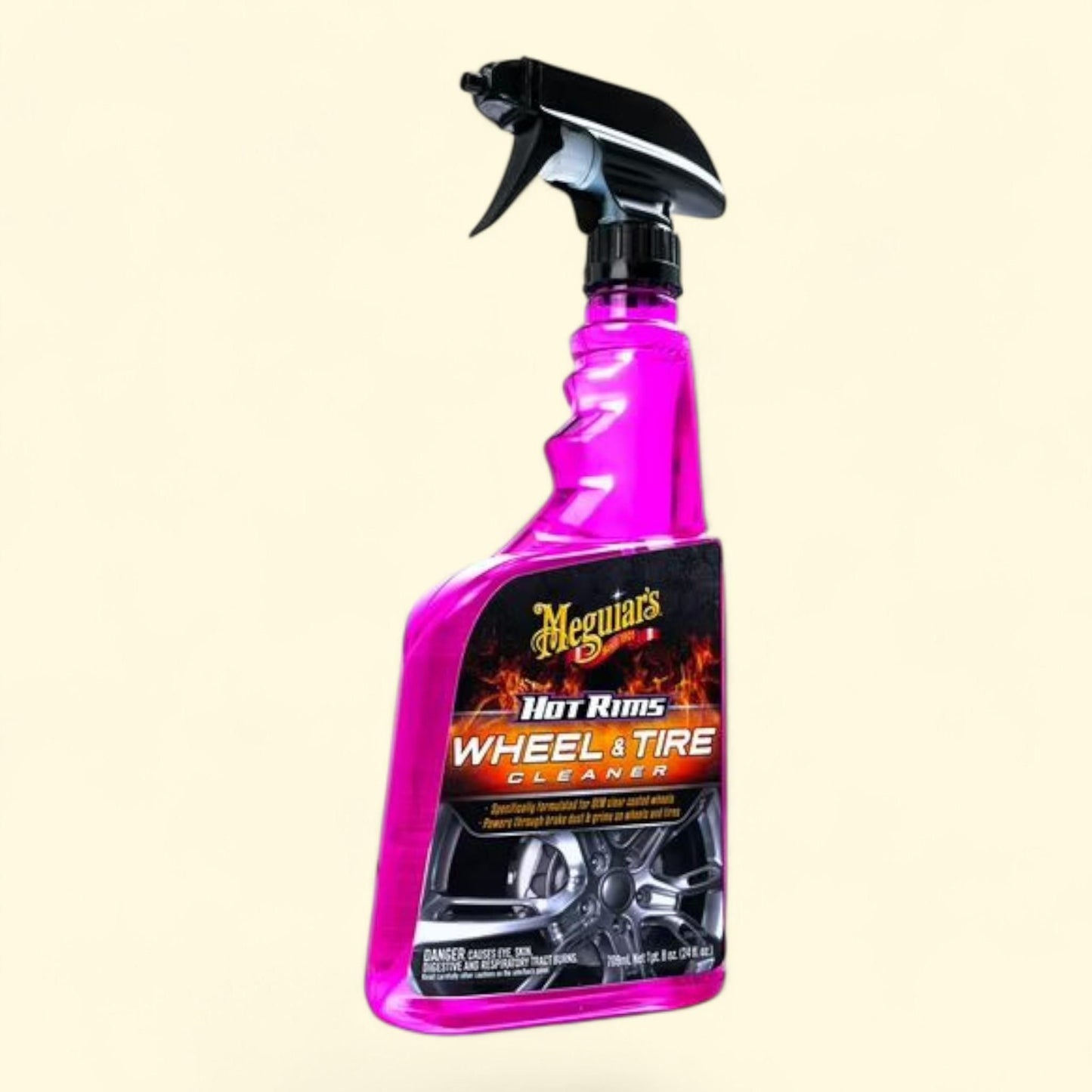 Meguiar's Hot Rims Wheel and Tire Cleaner, 24 oz